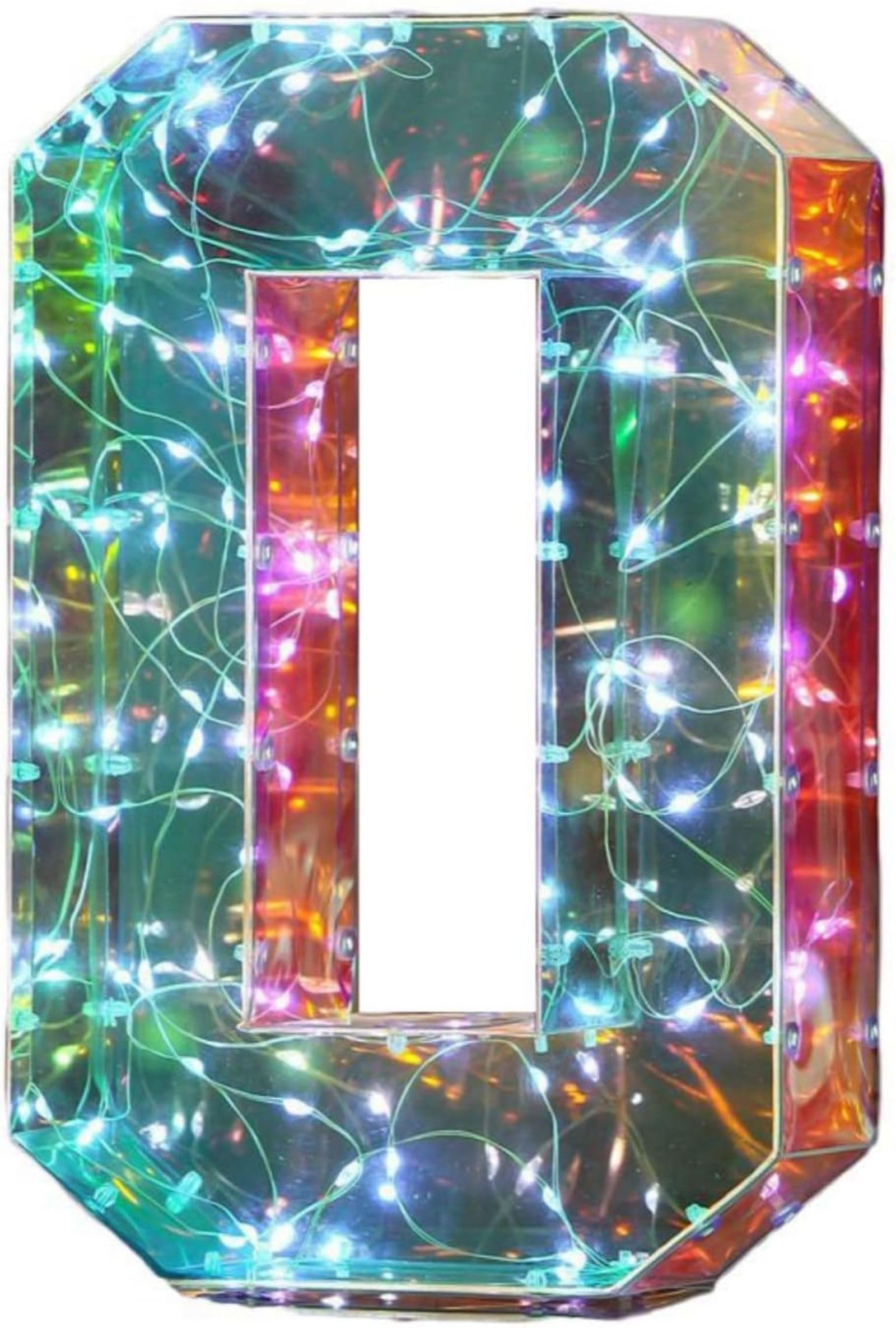 Jemnpela LED Marquee Letter Number Sign Lights Glitter Light Up Alphabet Figure Night Light for Birthday Party Wedding Home Bar Holiday Wall Decoration