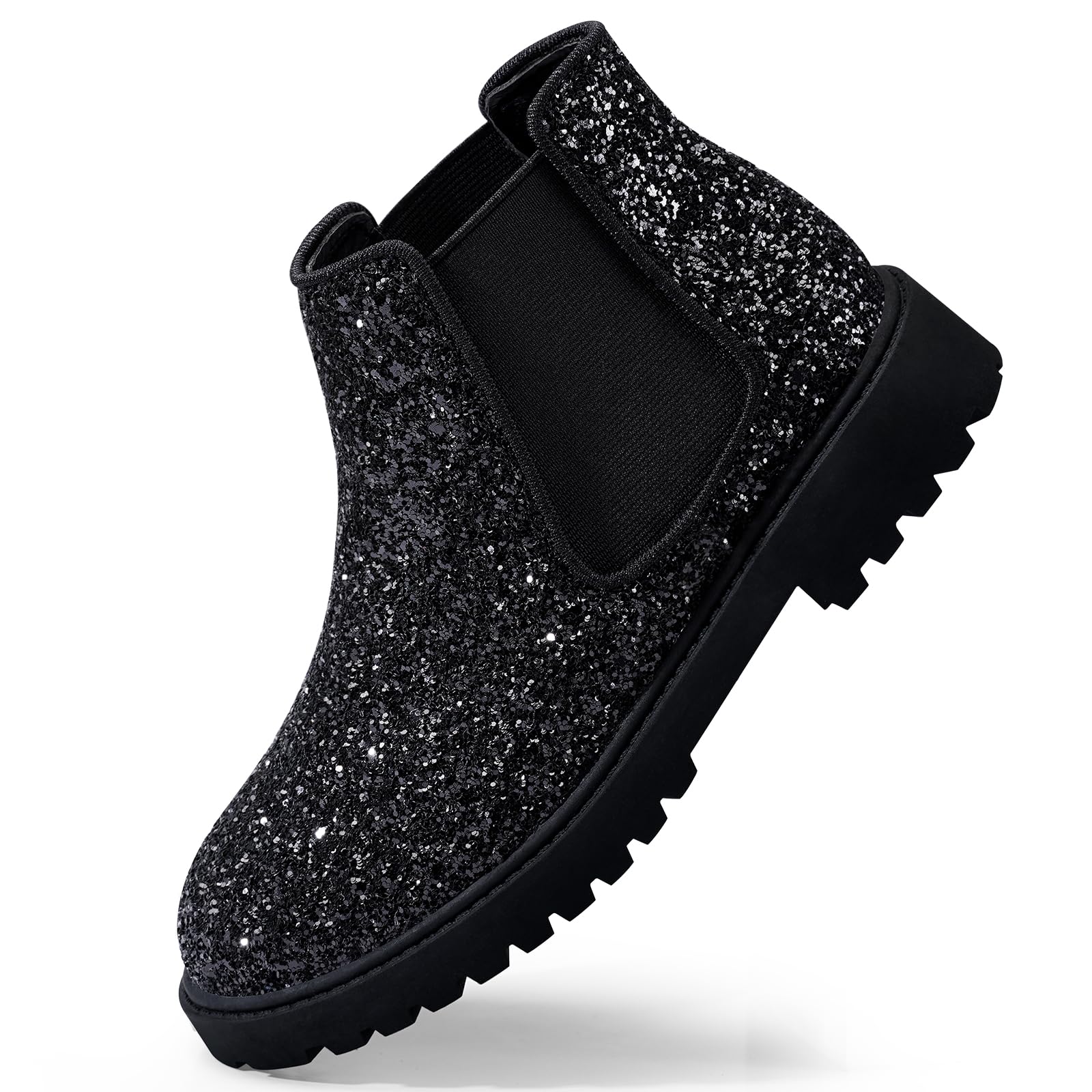 Harvest LandGirls Boots Kids Ankle Boots Zipper School Shoes Elegant Big Kid Fashion Winter Boots Zip-up Short Flat Bootie for Junior/Yourth