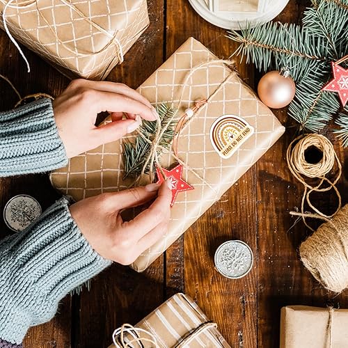 Miniatura 5 de Calcomanías de agradecimiento para pequeñas empresas, diseño bohemio, diseño bohemio, diseño de mariposas y arcoíris, calcomanías de agradecimiento