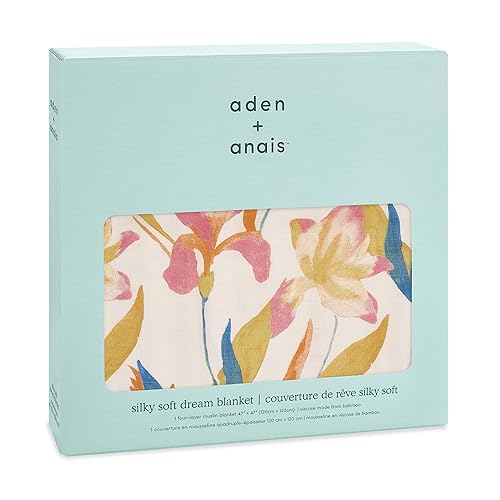Miniatura 2 de aden + anais Manta de viscosa de bambú suave y sedosa, ropa de cama para bebé recién nacido y niño pequeño, manta de guardería para niños y niñas,