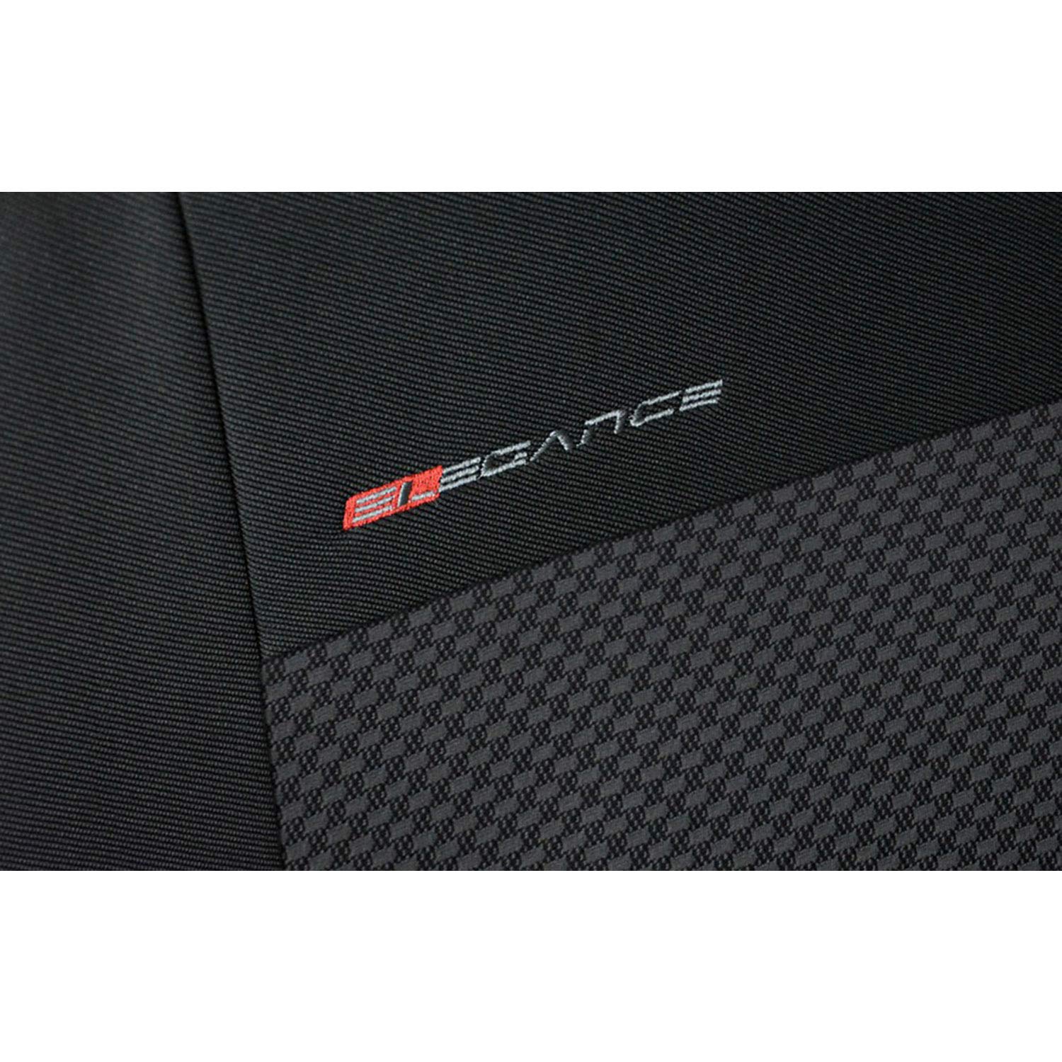 Fundas de Asiento de automóvil a Medida Fundas de Asiento de automóvil Gris de 5 Asientos Juego Completo