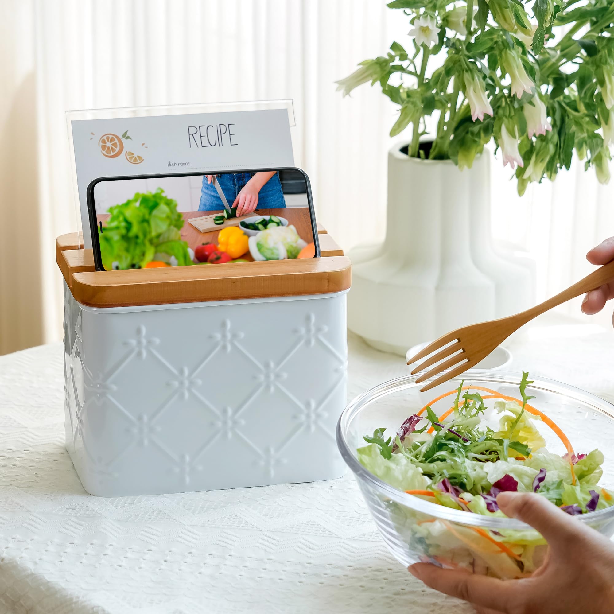 Floral Recipe Box - Organize Your Recipes! -2 Floral Recipe Box - Organize Your Recipes! -2