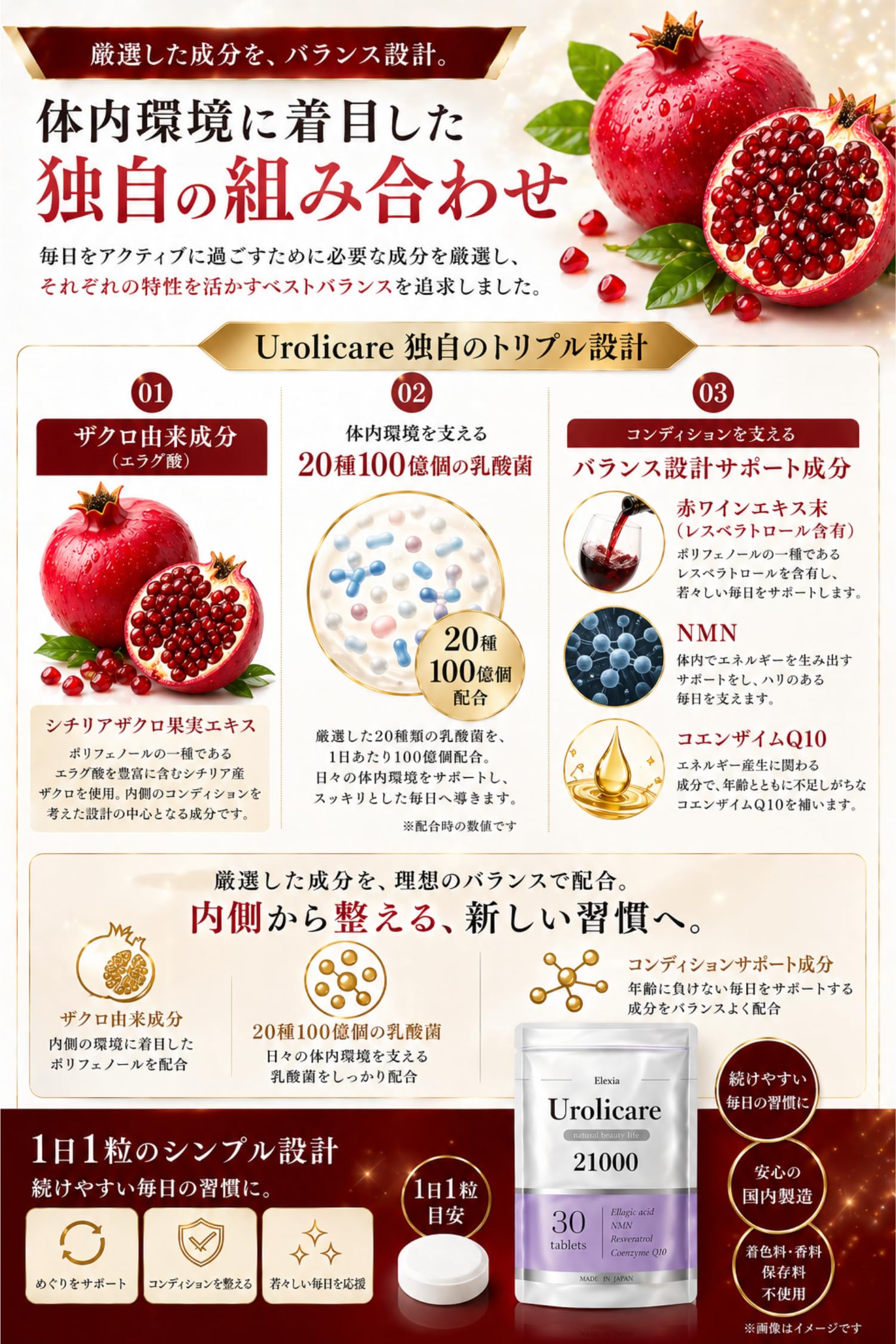 Amazon | 【美容専門医監修】 ウロリケア 【ウロリチン に着目した 