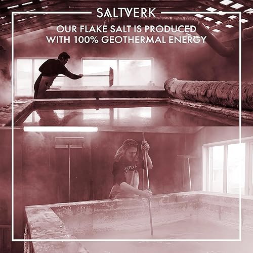 Vista 6 de Saltverk - Sal marina de lava, tarro de 3.17 onzas, cosechada a mano, gourmet, hecha de forma sustentable