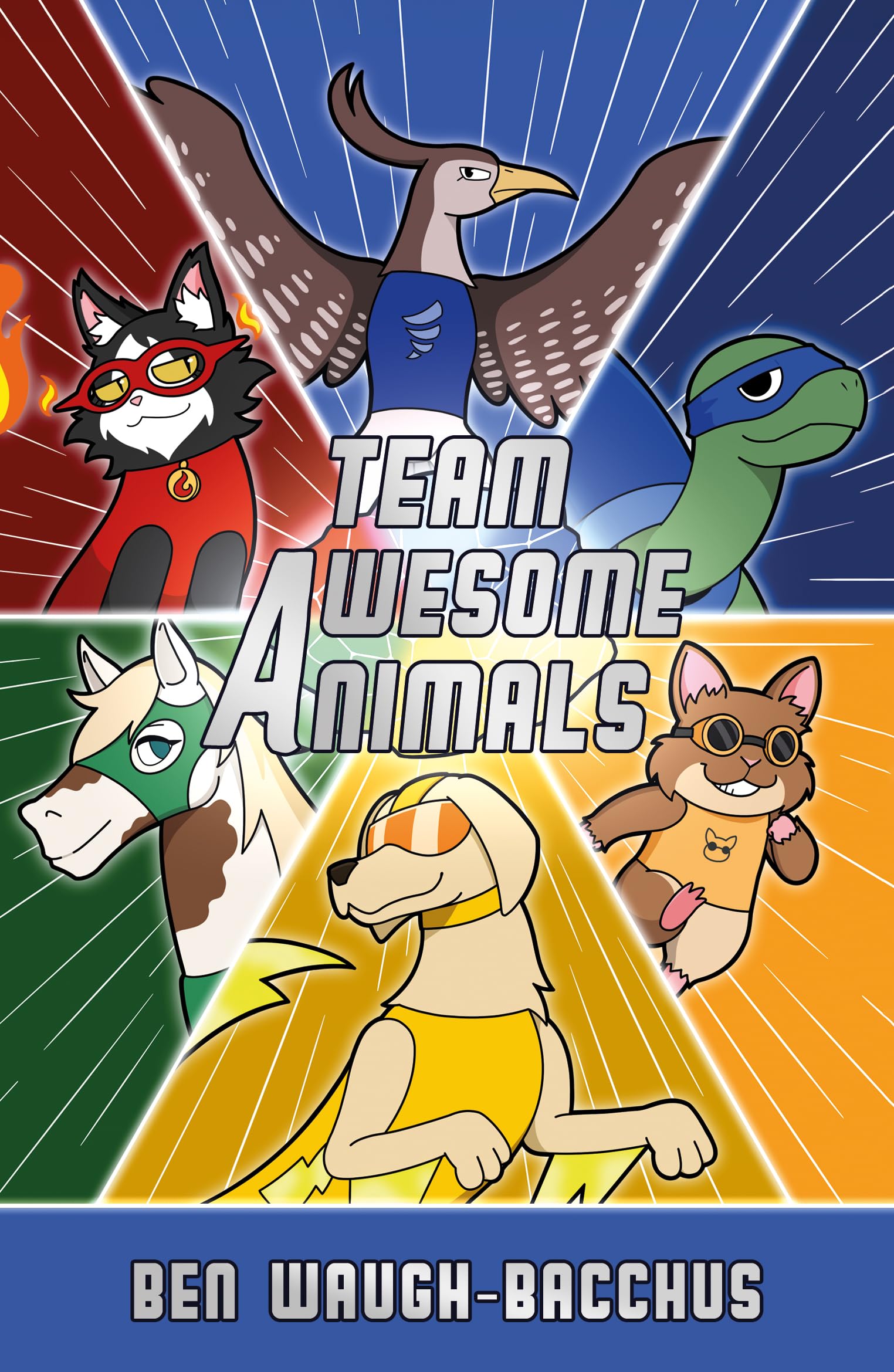 Team Awesome Animals by Ben Waugh-Bacchus - 9781806345533