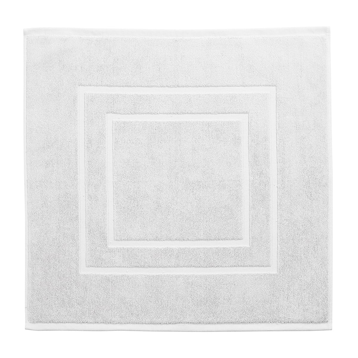 Christy Brixton Bath Mat | 100% Cotton Shower Mat | Super Absorbent | White