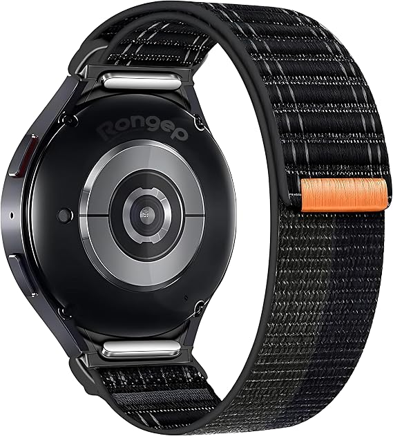 Rongep New Generation Connection Comfort Loop 20mm Cord Compatible with Samsung Galaxy Watch 7 Cord for 7/6/5/4 Series (40mm/44mm) Watch 6/4 Classic (47/43/42mm) Watch 5 Pro Compatible