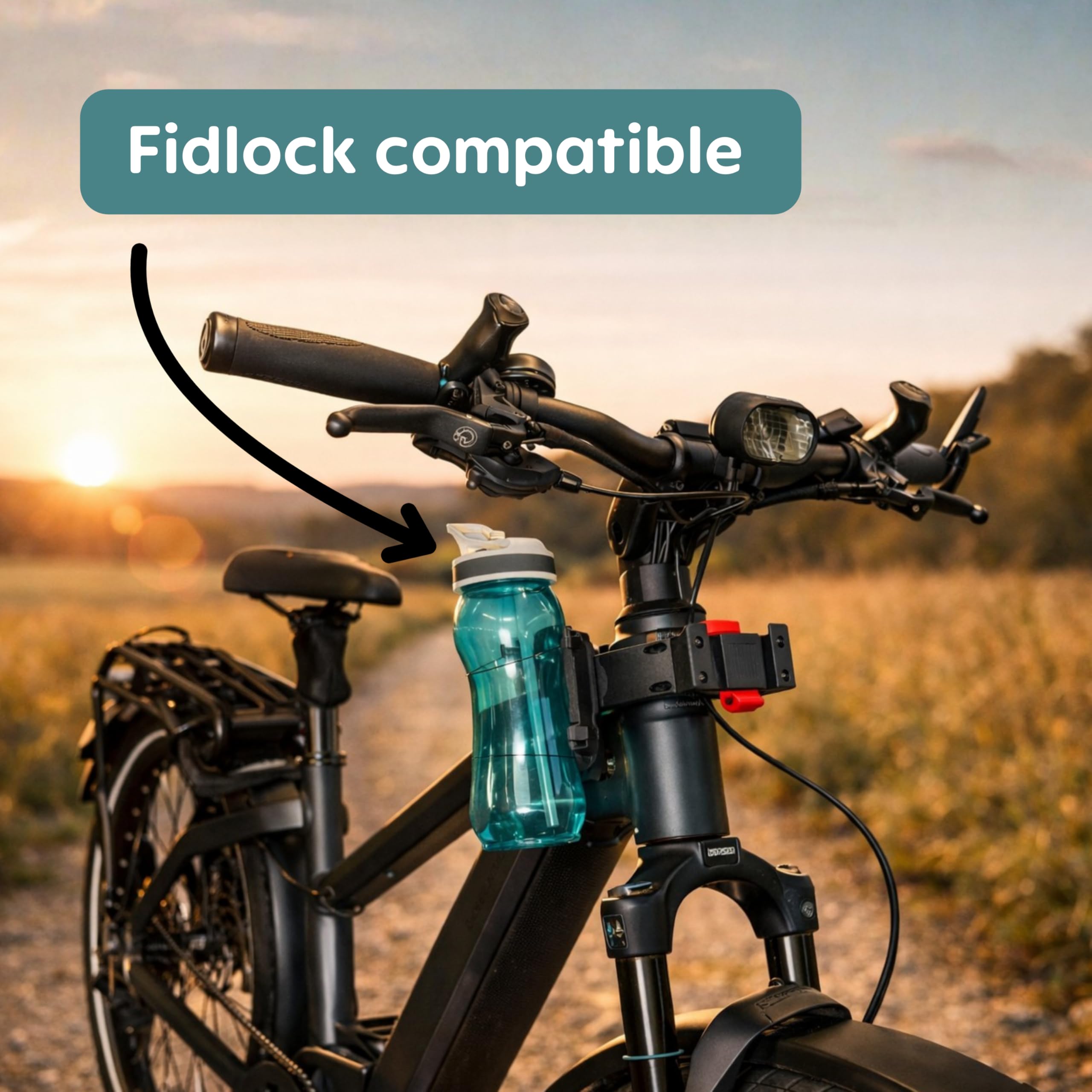 Adapter do rowerów Riese & Müller - Adapter Klickfix do kierownicy E, prosty montaż na rowerze, akcesoria
