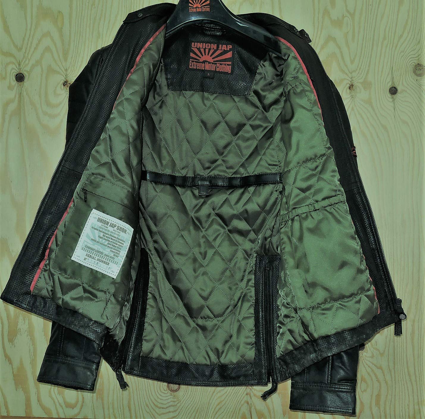 UNION JAP⭐︎XL レザートラッカージャケット ライダース カウハイド UNION JAP 【CLUB D】 LotNo.／UJ-0018 「Y2 LEATHERオ
