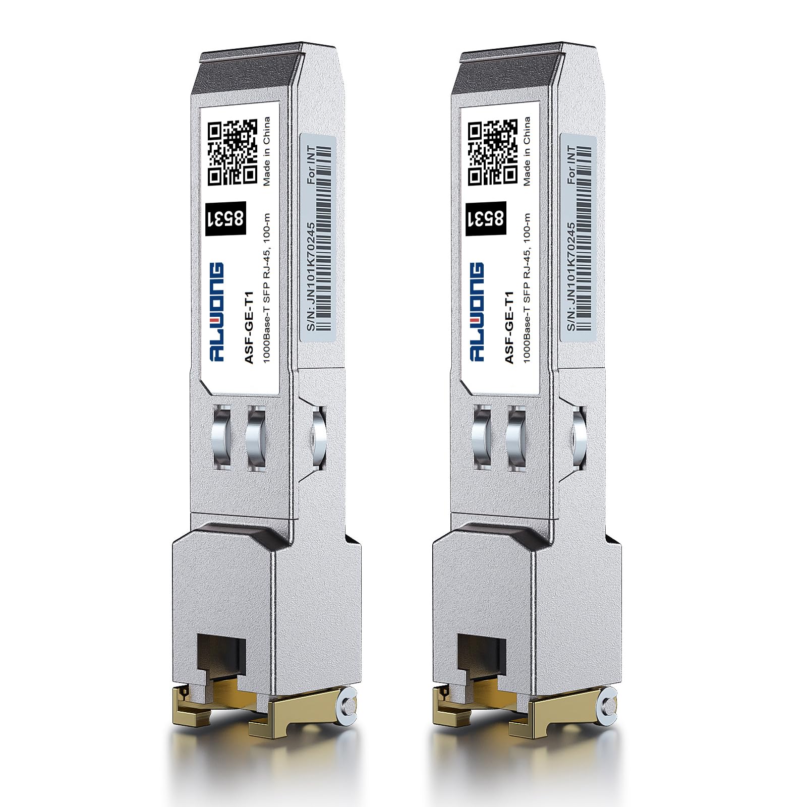 Módulo Ethernet SFP de 1.25G para conectar switches TP-Link e Intel mediante cable RJ45 7