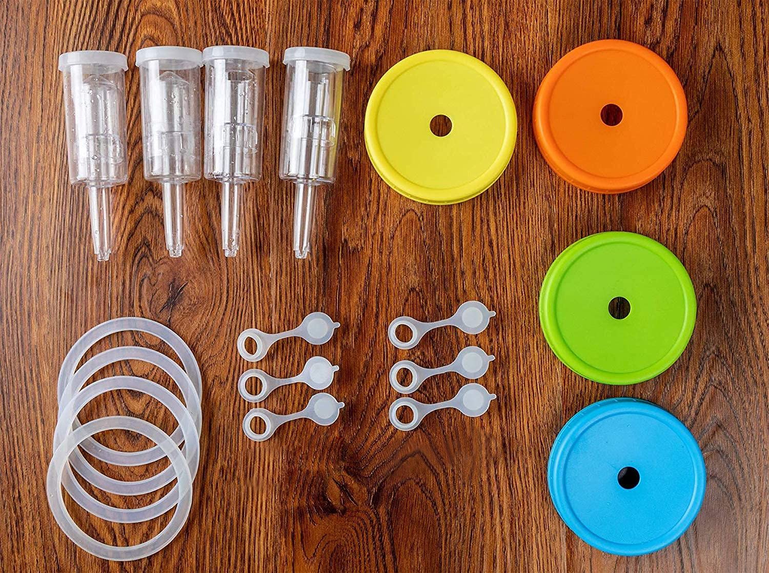 Buy Jillmo Fermentation Kit, Plastic Fermenter Lid with Airlock for