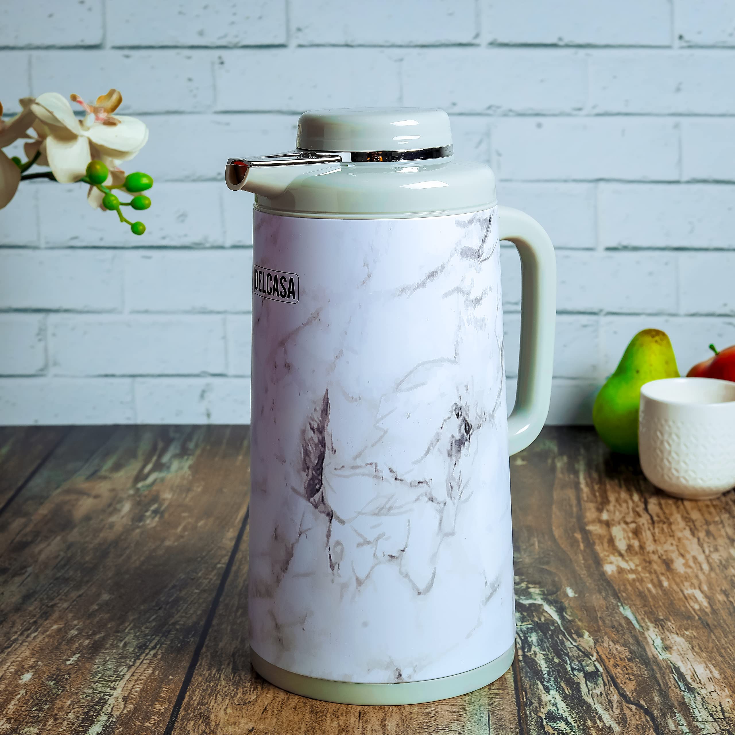 Delcasa Marbella Vacuum Flask, 1.9 Liter Capacity