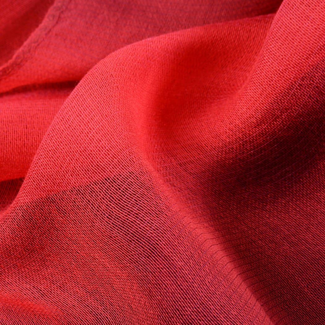 Cotton Silk Scarf Elegant Soft Wraps Color Shade Scarves for Women - Image 4