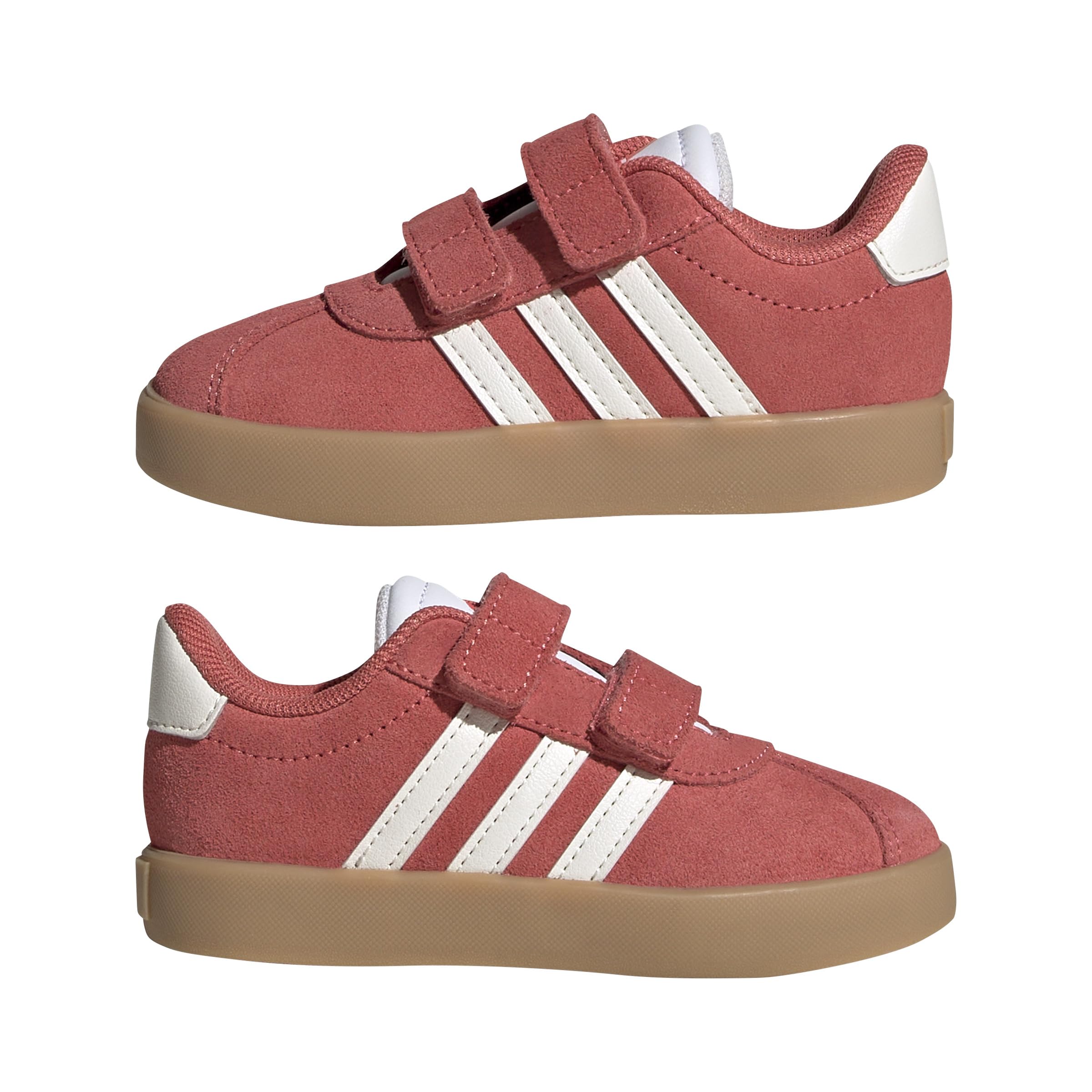 adidas Unisex Baby VL Court 3.0 Shoes Infants, Preloved Scarlet/Core White/Bright Red, 22 EU