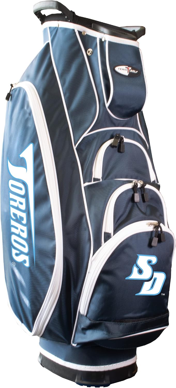 Lightweight, 10-Way Club Divider, Spring Action Stand, Insulated Cooler Pocket, Velcro Glove and Umbrella Holder & Lift Assist Handles