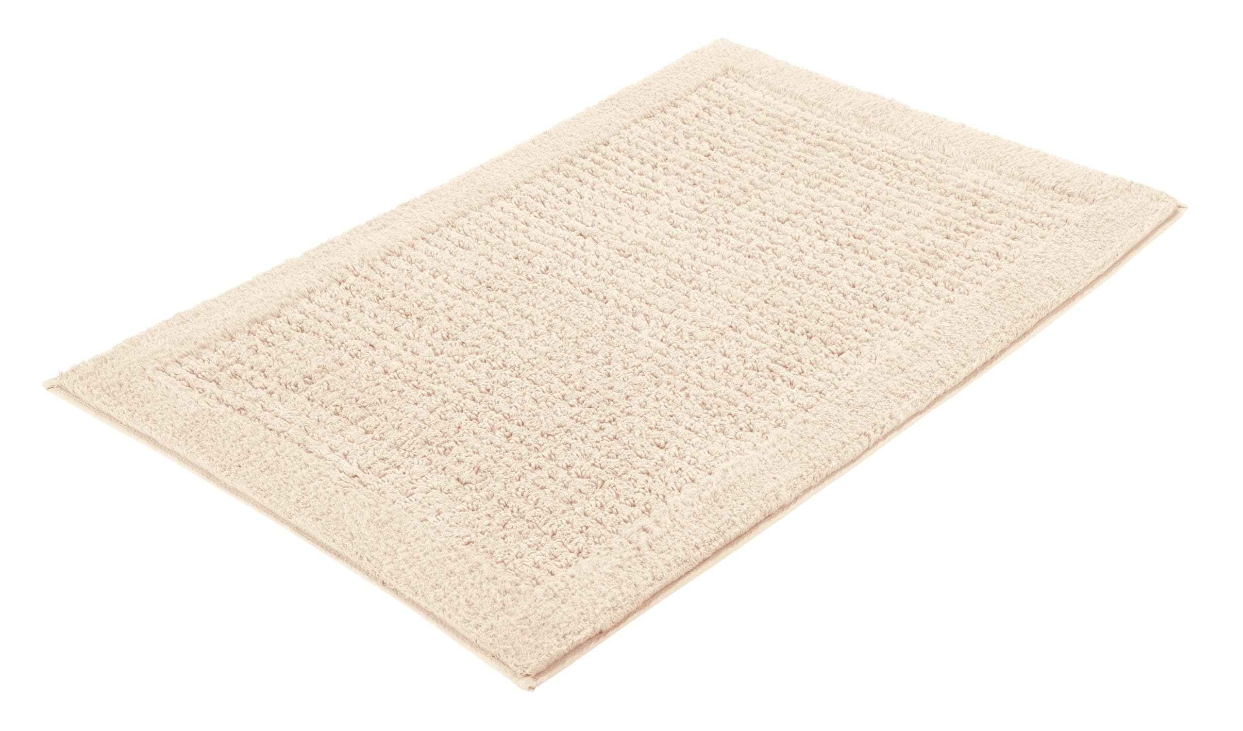 Kleine Wolke Alfombra de baño, algodón, Natural, 80 x 140 cm
