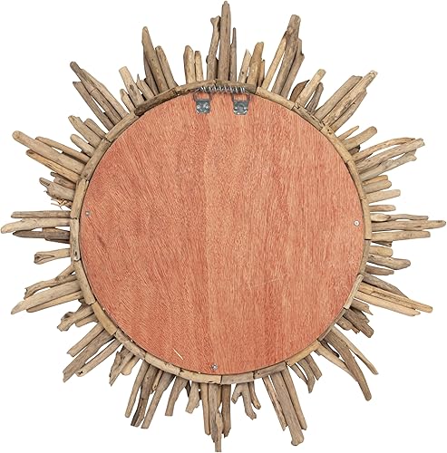 Miniatura 9 de Creative Co-Op Espejo Sunburst de madera flotante