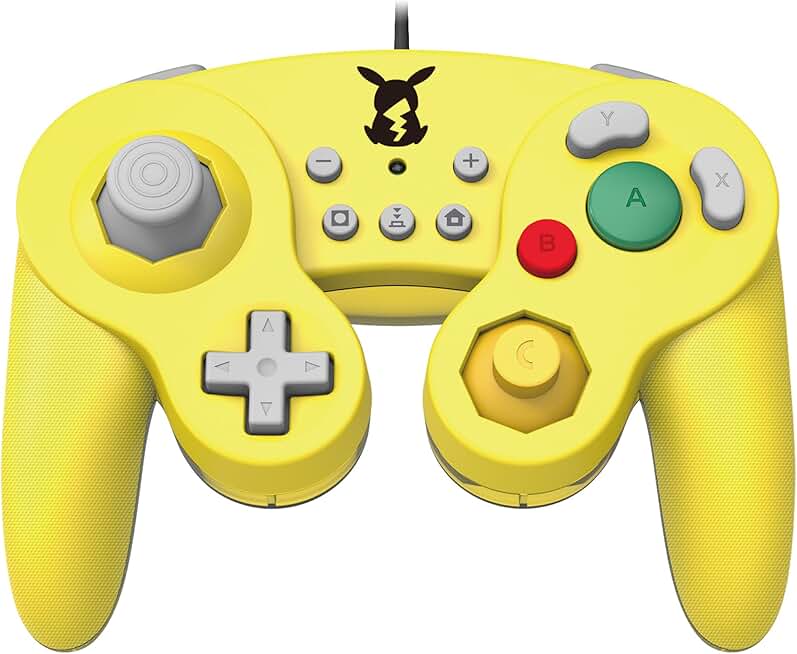 HORI Nintendo Switch Battle Pad (Pikachu) Gamecube Style Controller - Nintendo Switch