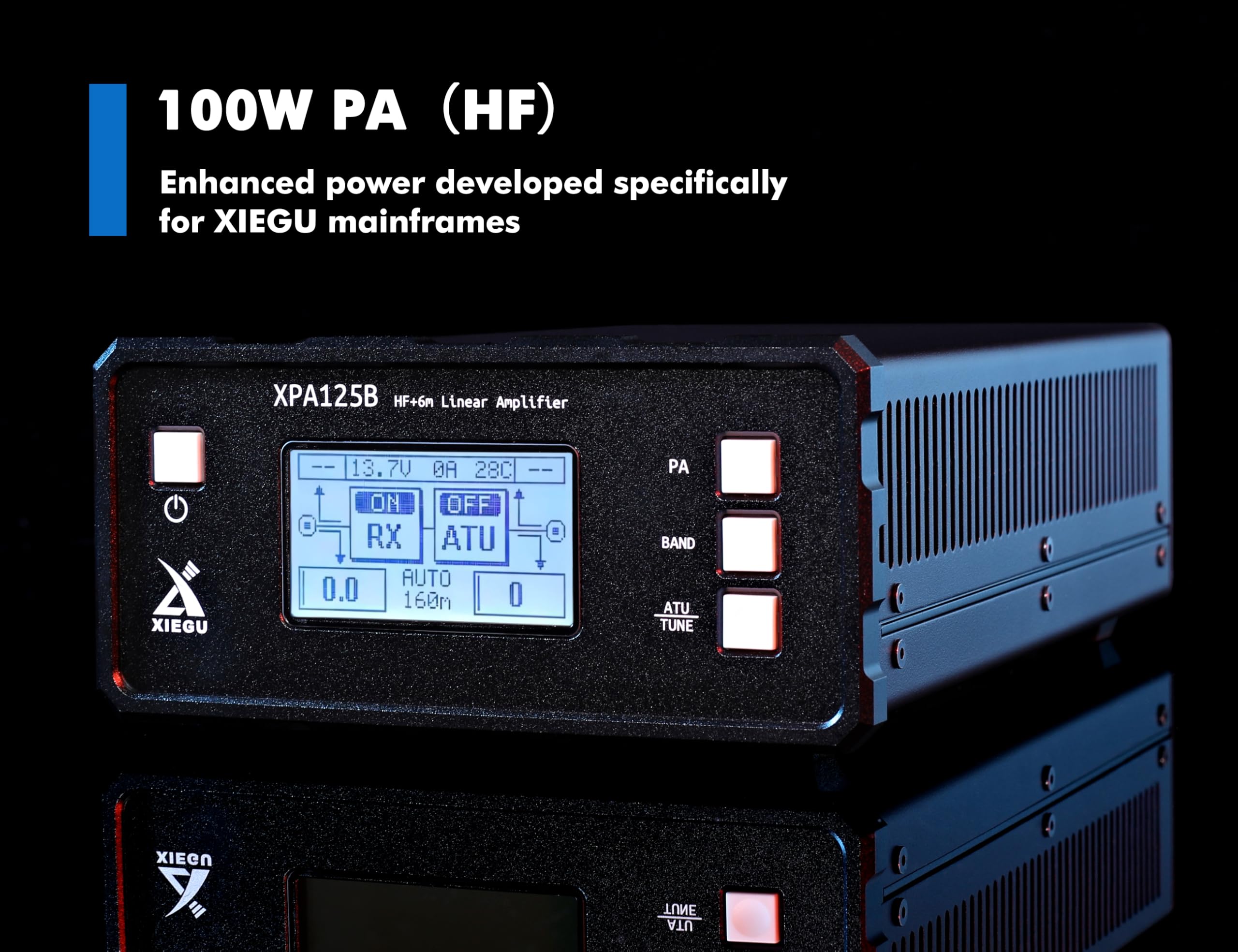 Xiegu XPA125B 100W PA and ATU Power Enhancement for Xiegu Host