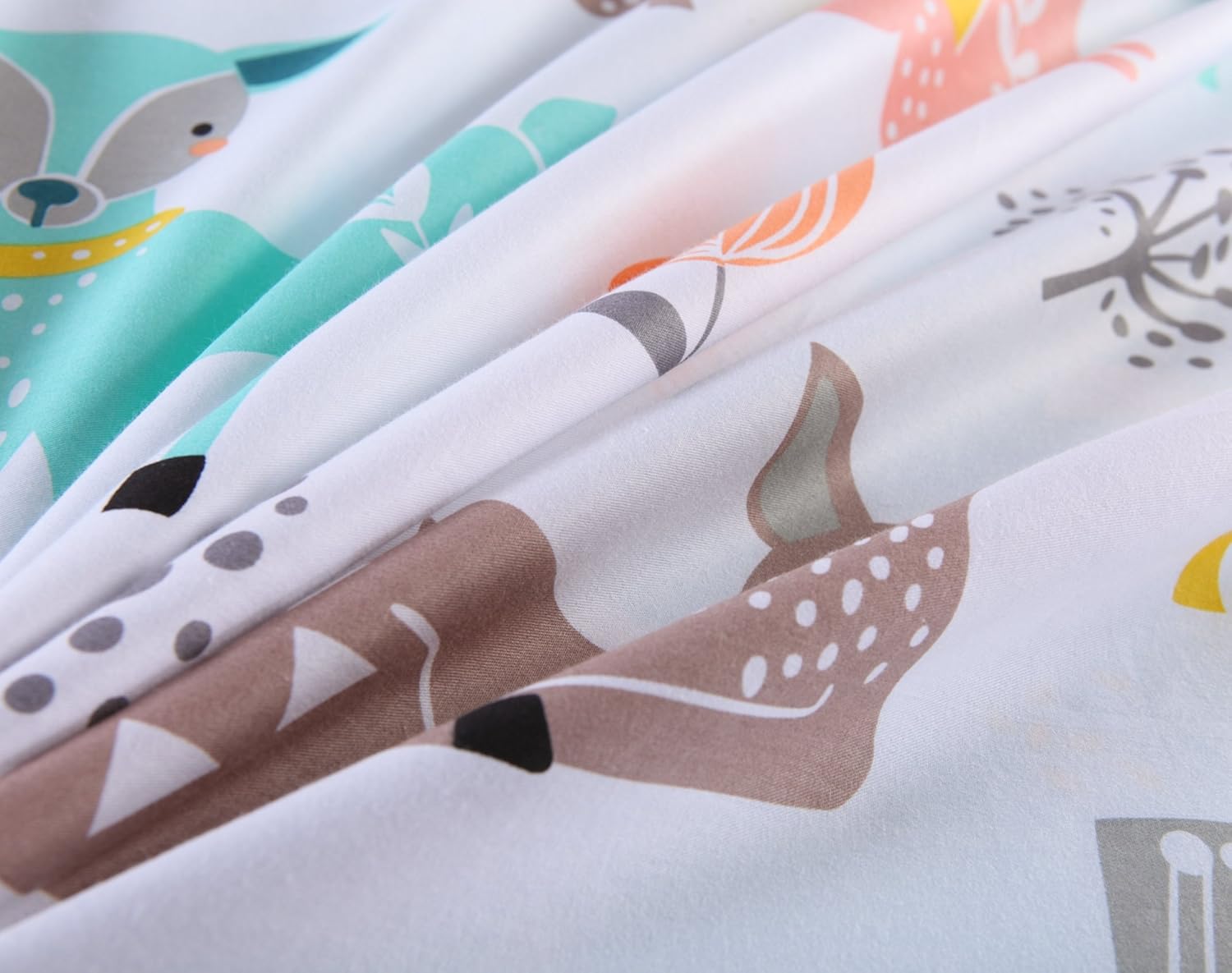 100% Cotton Sheets Kids Twin Sheets for Kids Girls Boys Teens Deer (Twin)