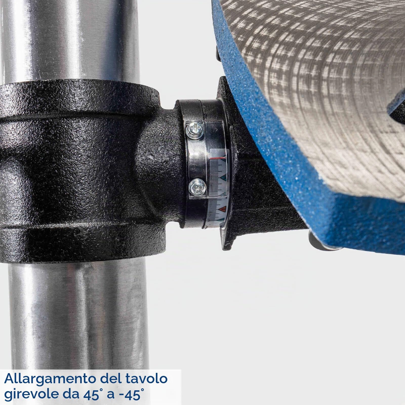 Scheppach 5906807901 trapano/trapano da banco dp18vario, posizione laser e LED, velocità regolabile, per legno, metallo e plastiche, regolazione della velocità da 440 a 2580 giri/min, 550 W, W, 230 V