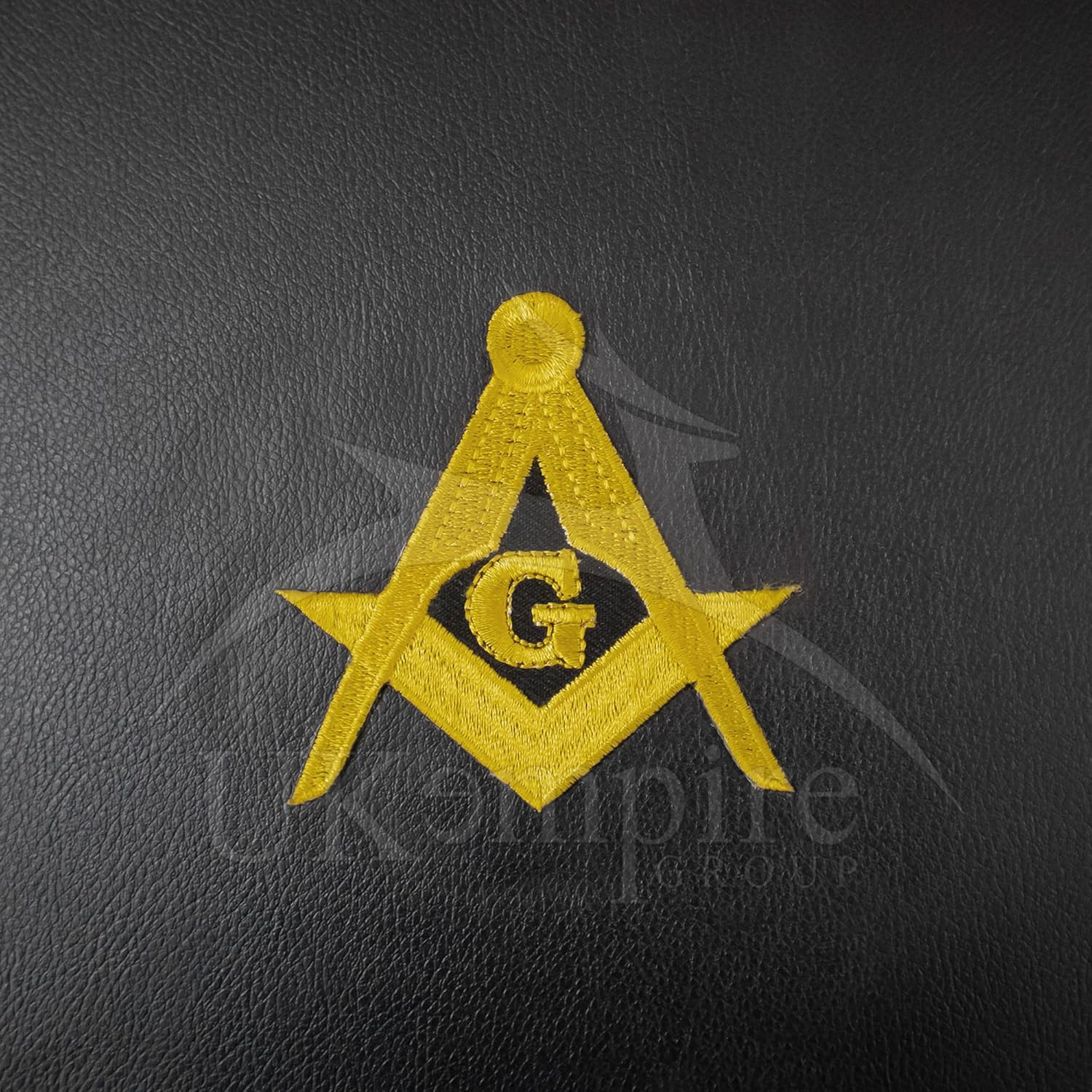 Premium Masonic Apron Half Briefcase Square Compass G Gold – Freemason Regalia Hard Case & Leather Bags
