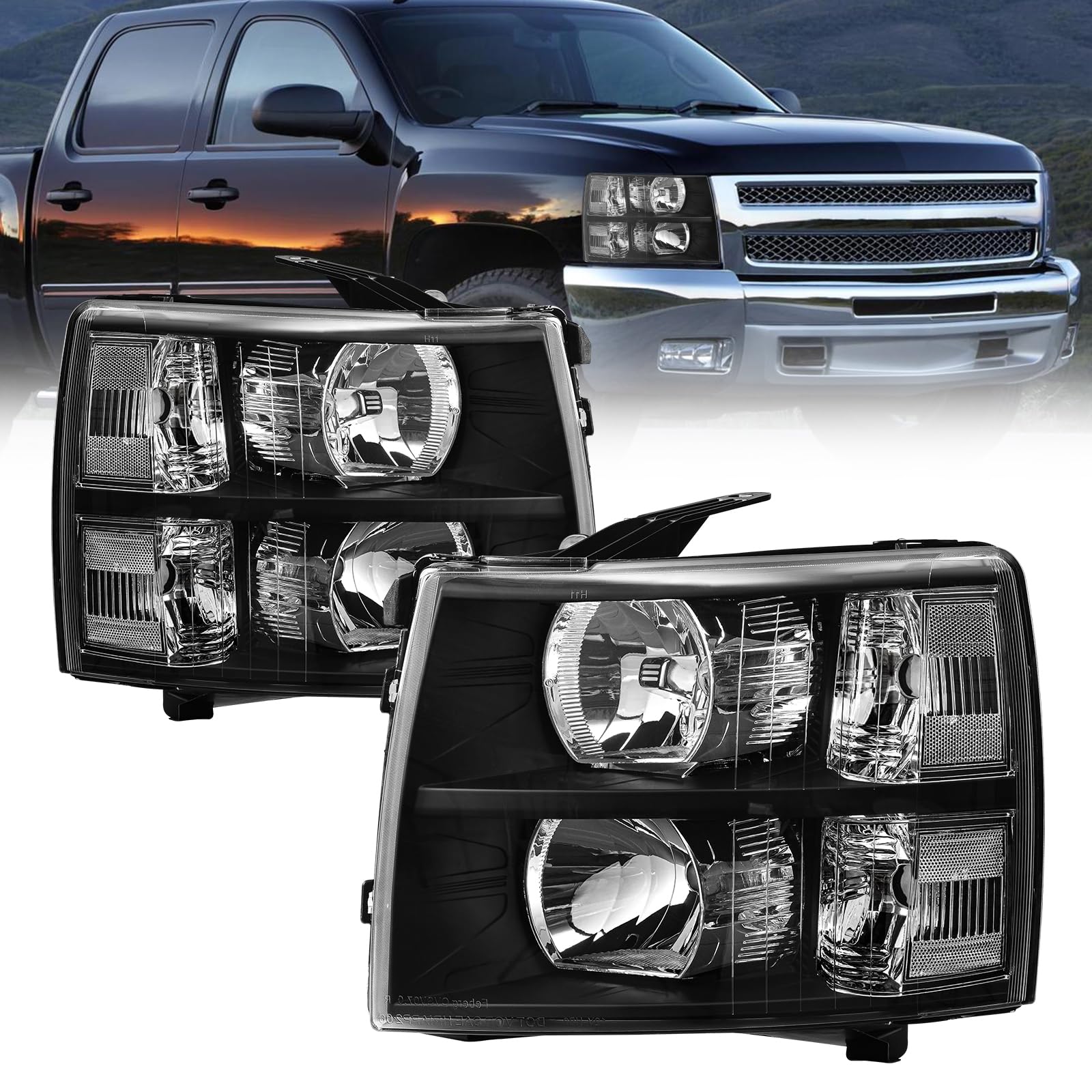 2011 Chevy Silverado 1500 Headlights