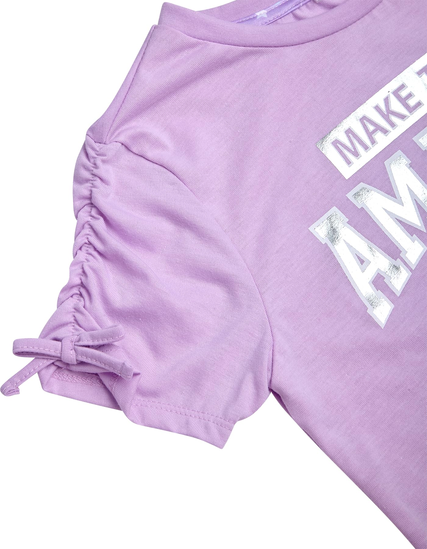 RBX Conjunto de falda deportiva para niñas, traje de entrenamiento de 2 piezas con camiseta gráfica de rendimiento y falda atlética para niñas
