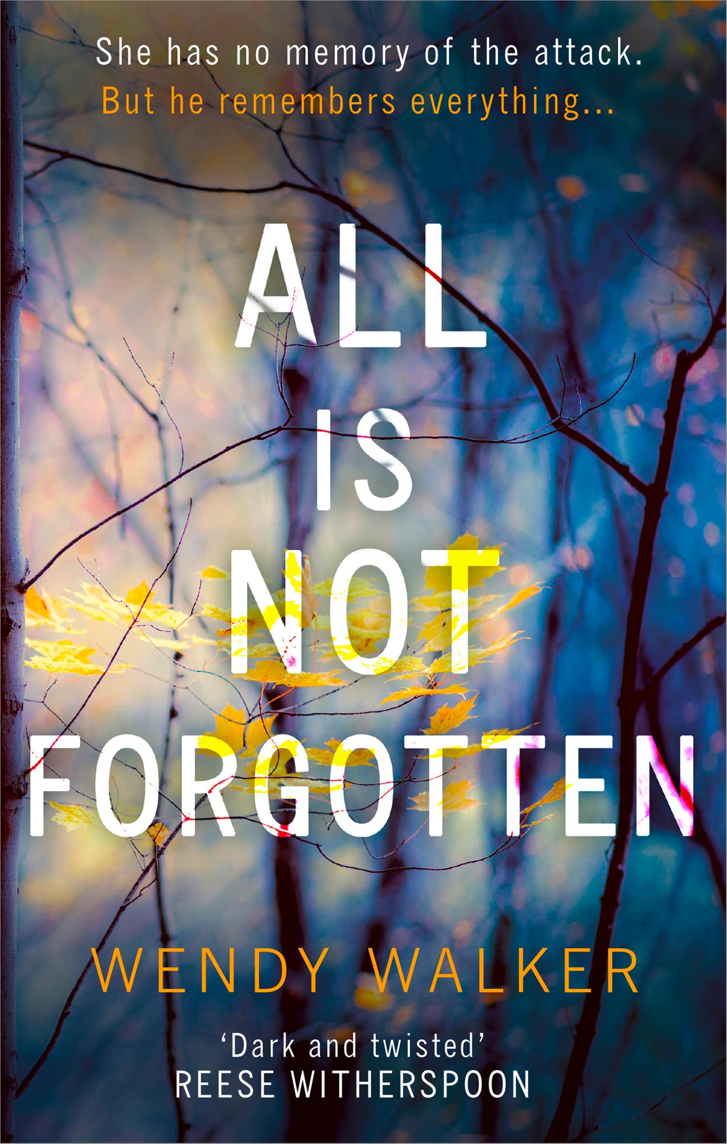 All Is Not Forgotten by Wendy Walker Psychologcal Thriller Novel