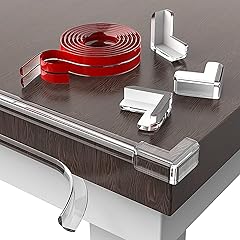 6.6ft (2M) Corner Protector Baby with 4 Corners PVC, Furniture Corner Guard and Edge Safety Bumpers Protectors with Upgraded Pre-Taped Strong Adhesive for Sharp Corners, Table