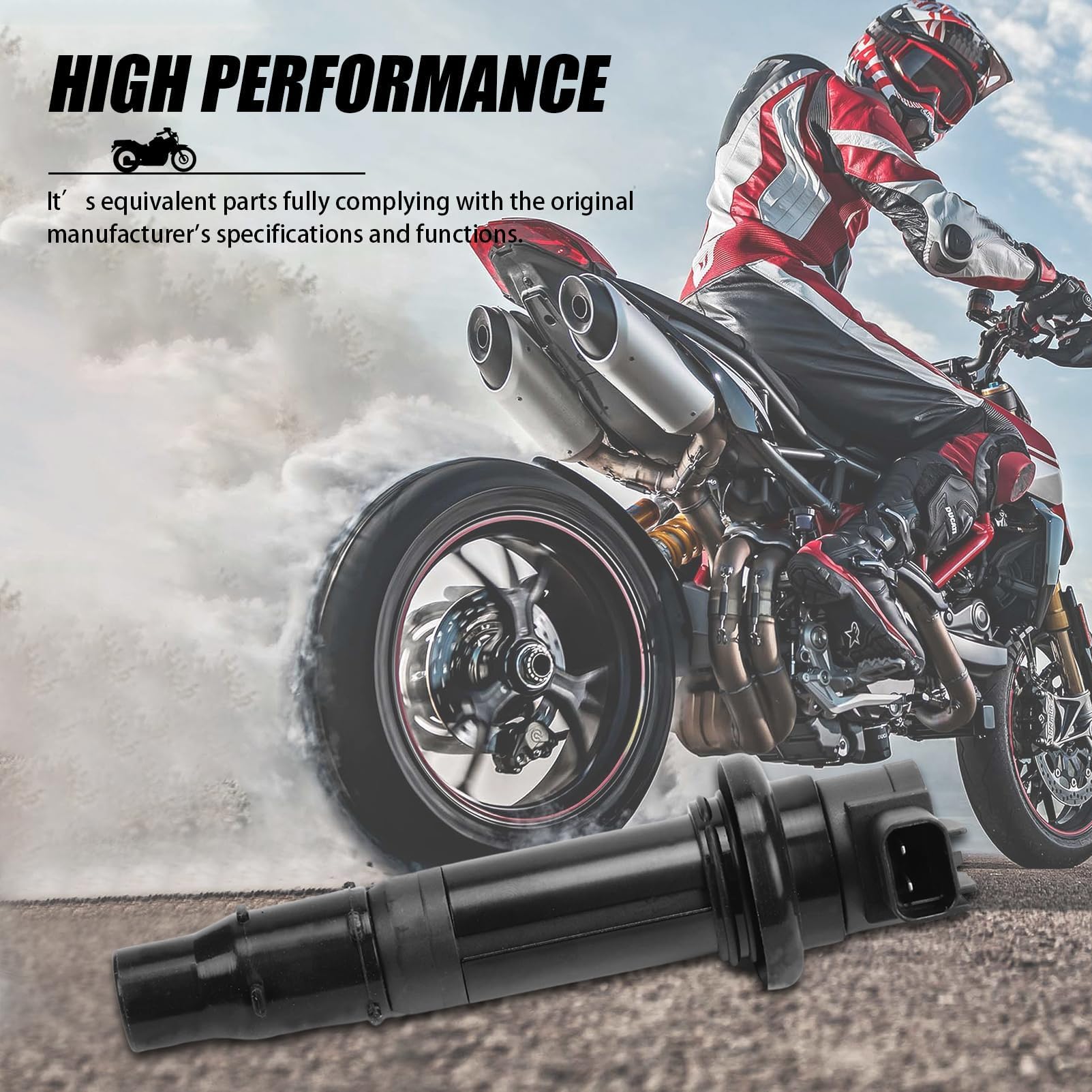 Bobina D'accensione F6T558 Per Yaha-ma 2006-2014 Vmax 1700 2009-2016 FZ1 2015 FZS1 2015 YZF-R1 2002-2006 R6 R6s 5VY-82310-00-00 5SL-8 2 310-00-00 4 Pezzi