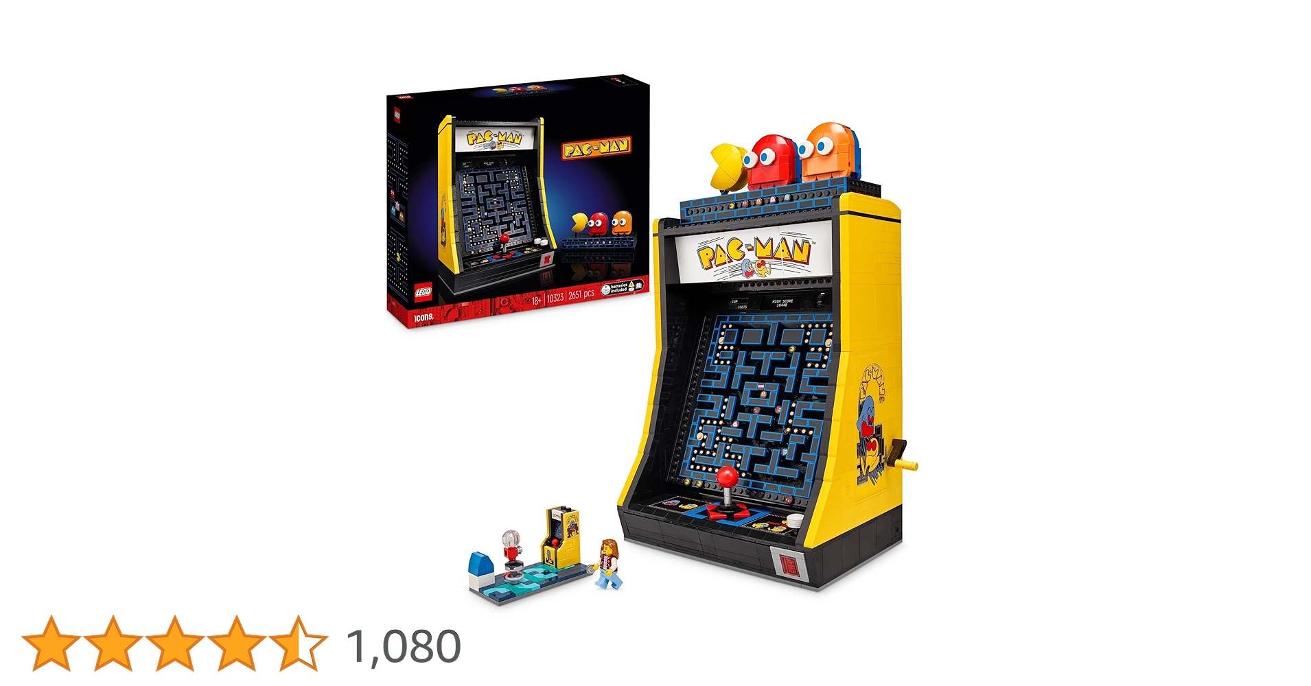 Amazon.co.jp: Lego 10323 Icon Game Center Machine Pac-Man