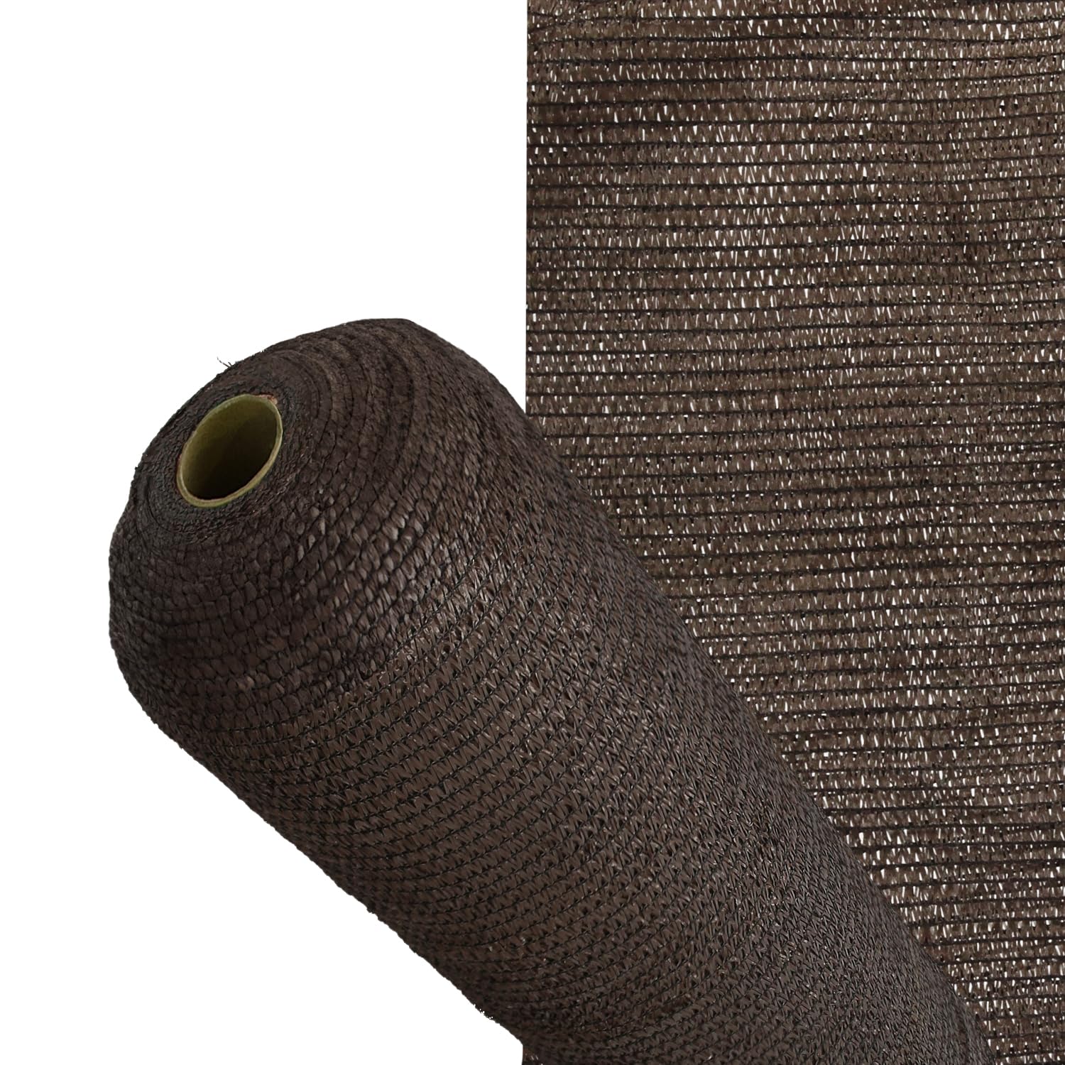 SATURNIA Malla Sombreo Rollo 2 x 50 Metros, Reduce Radiación, Protección Jardín y Terraza, Regula Temperatura, Color Marrón