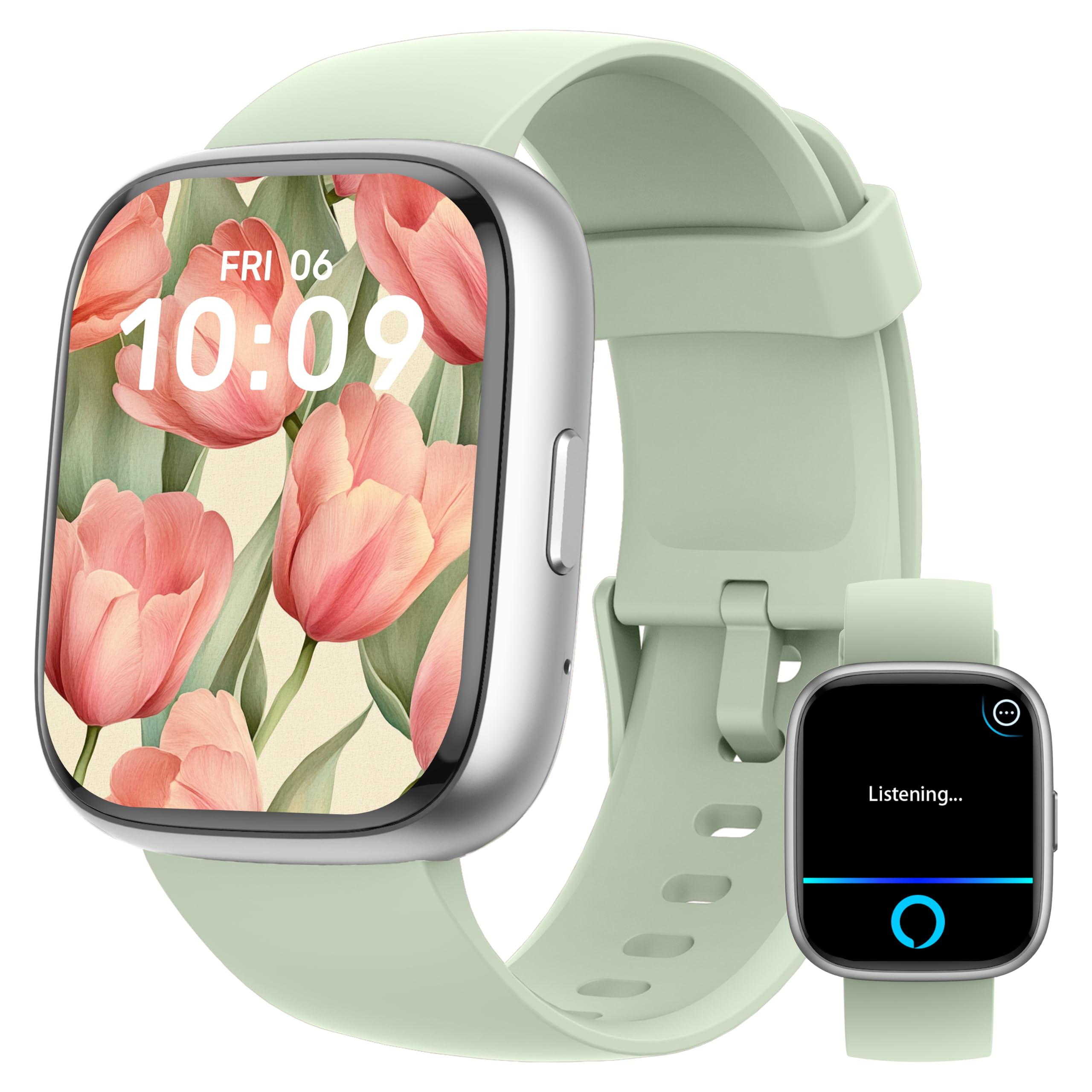 Smart Watch, Alexa Built-in, Answer/Make Calls 44mm Smartwatch Women Men, 1.83" Sports Wa…