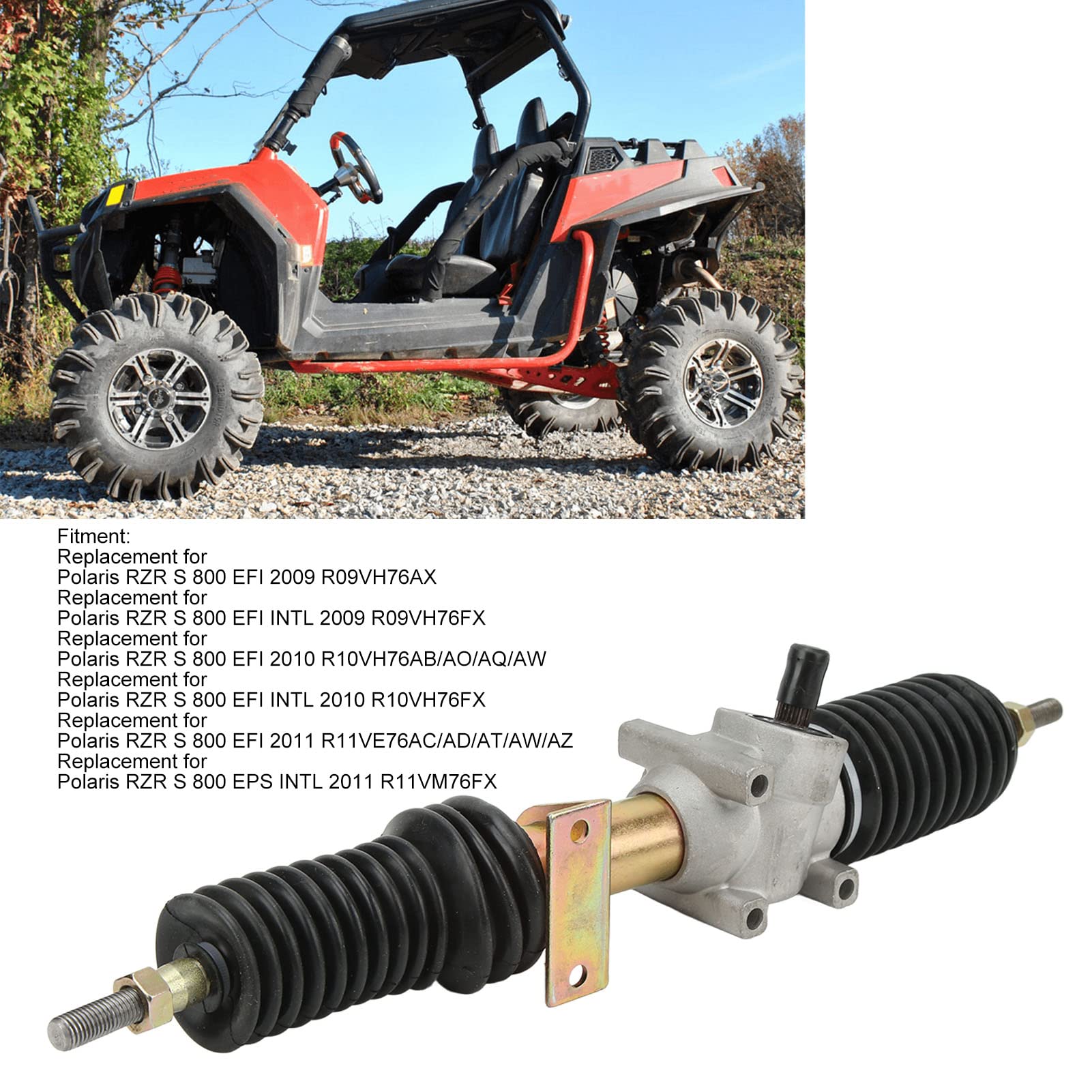 Crémaillère de Direction Assistée, Réduction des Virages, Crémaillère de Direction pour Boîte de Vitesses, Conduite Plus Sûre et Plus Stable pour S 800 EFI 2009 R09VH76AX