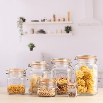 Kilner Square Clip Top Jar | 3L