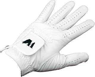 Turnberry Golf Glove White Cabretta Leather Mens
