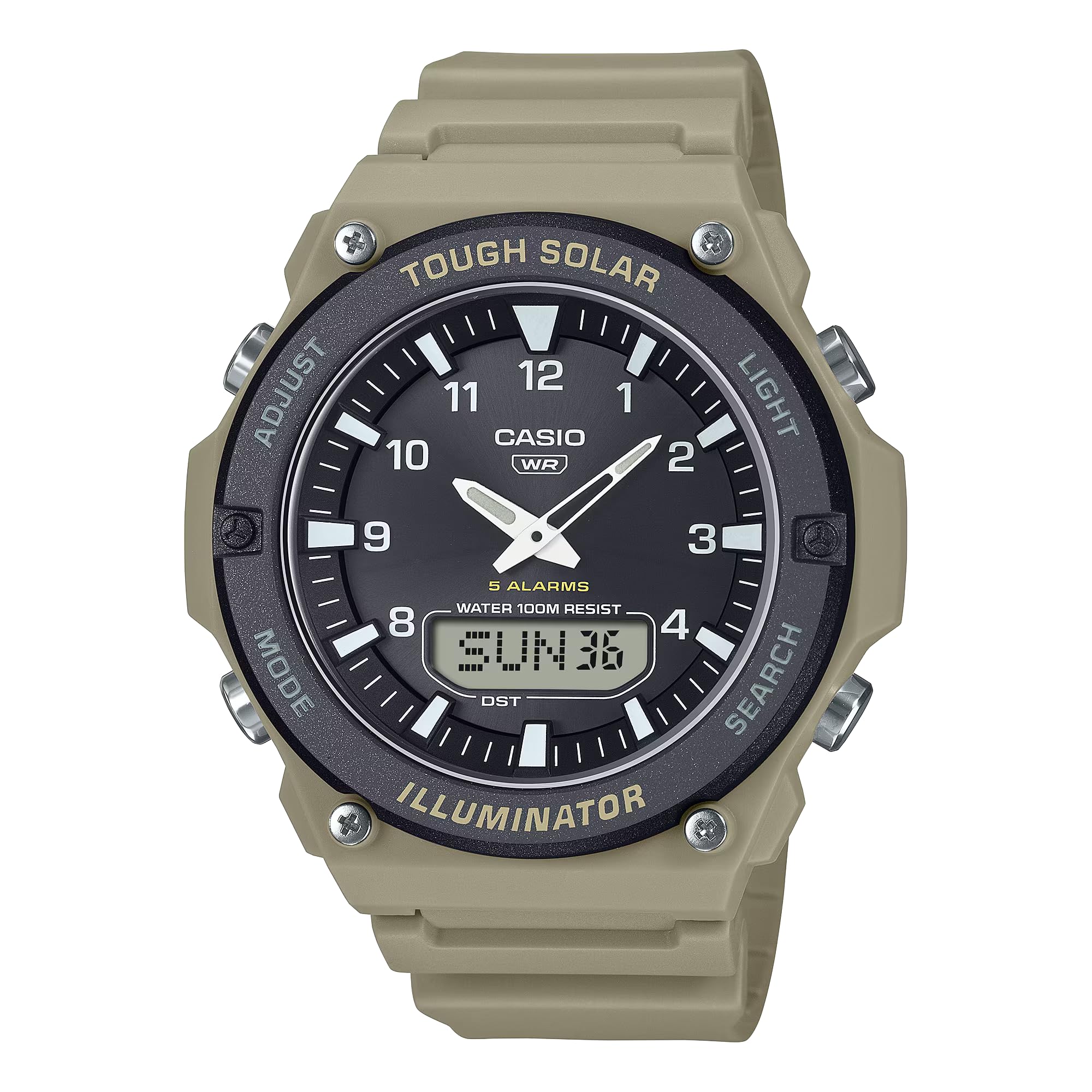 Amazon | CASIO カシオ ソーラー メンズ スポーツウォッチ アナログ