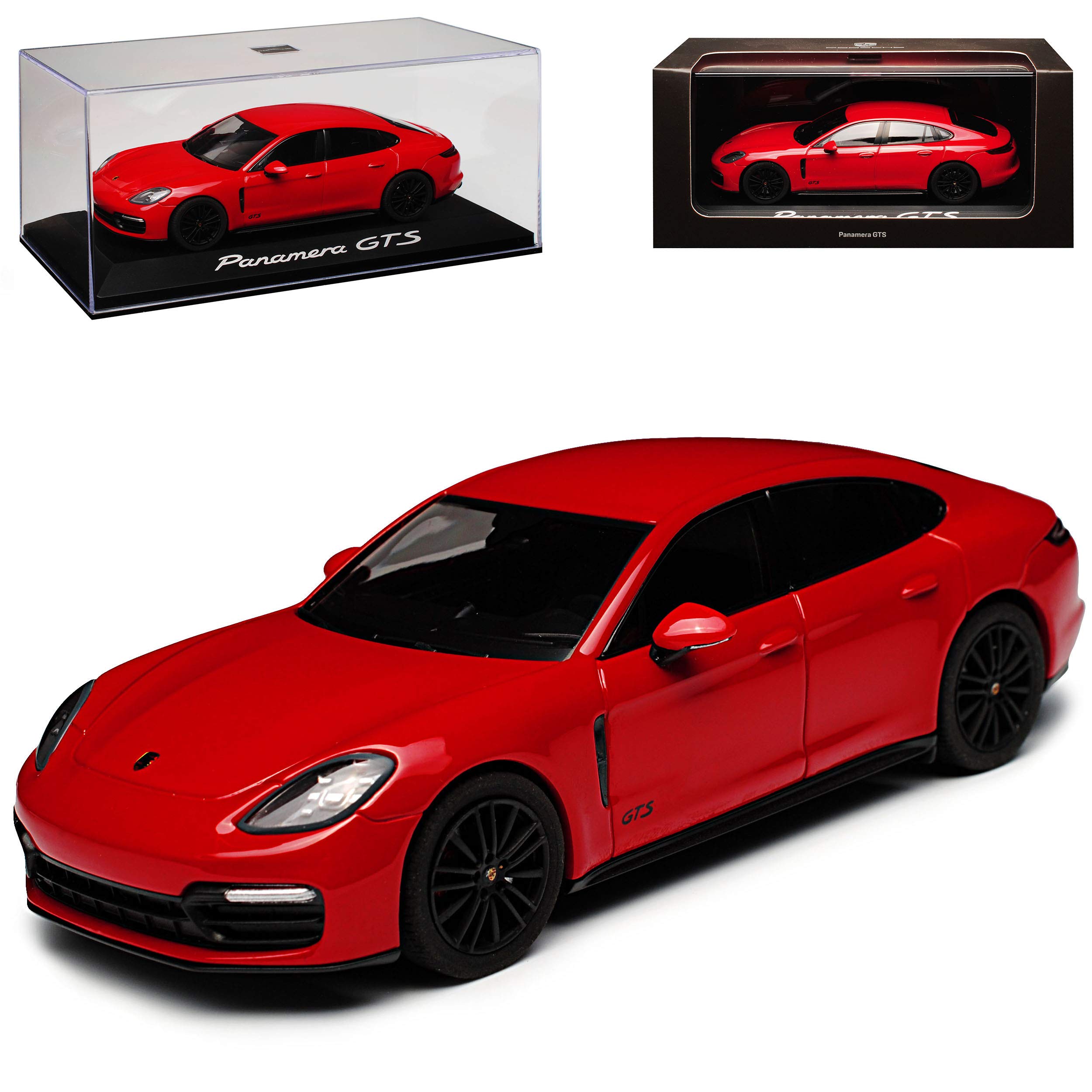 Porsch. Panmera GTS Rot G2 2. Generation Ab 2016 1/43 Herpa Modell Auto