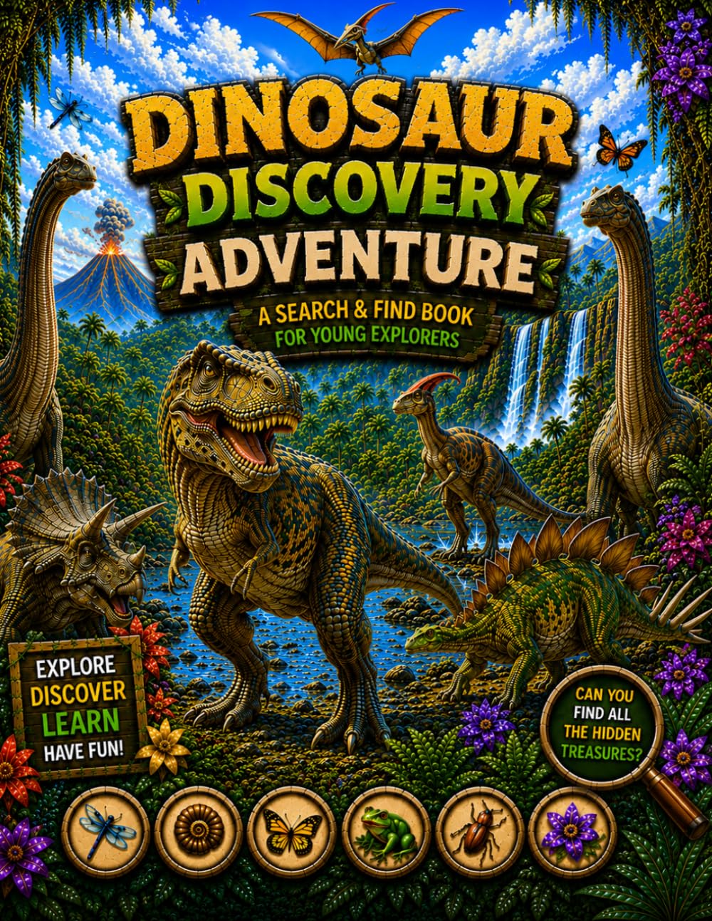 Dinosaur Discovery Adventure: A Search & Find Book for Young Explorers