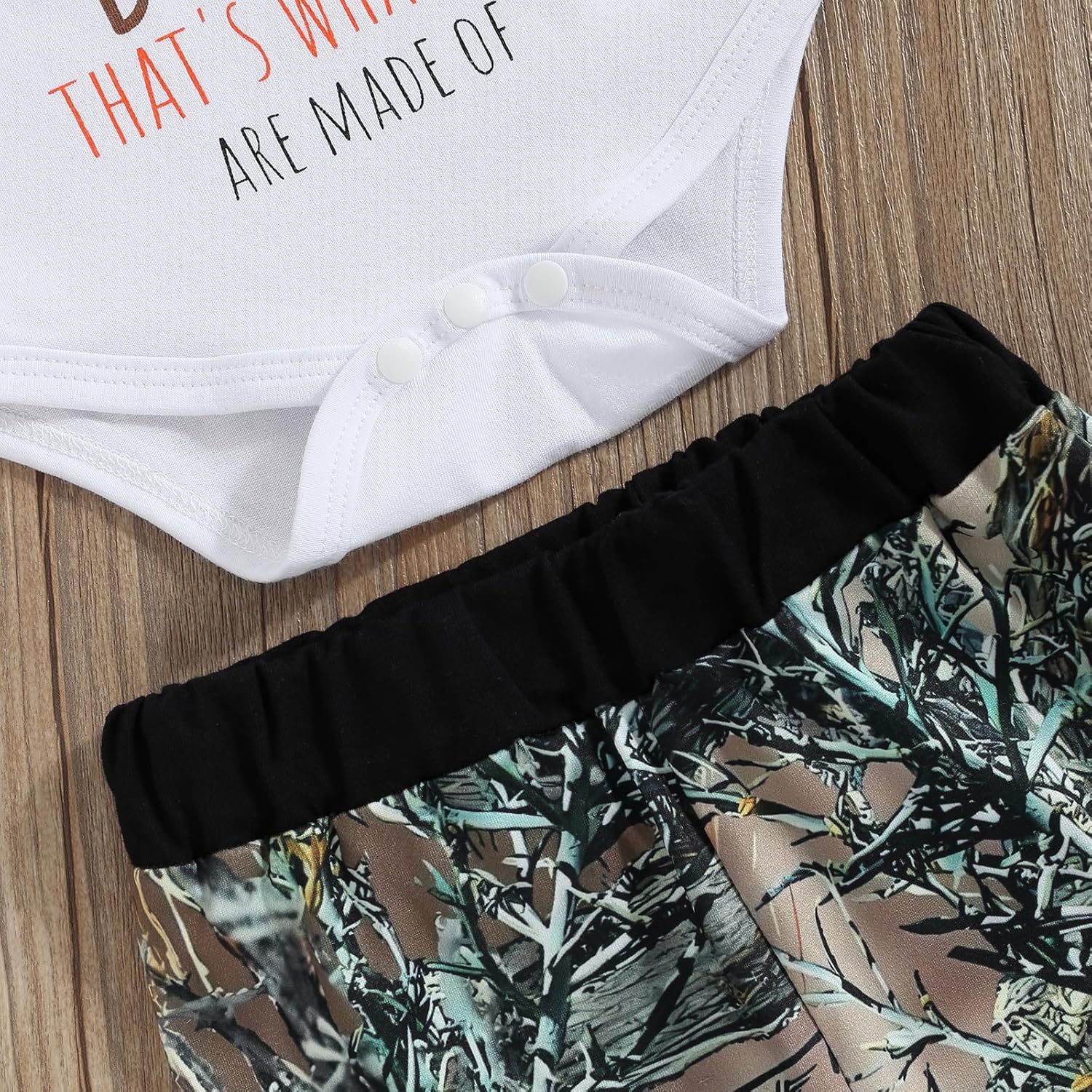 Hunting Baby Clothes Newborn Infant Boys Duck Deer Hunting Bodysuit and Jungle Camo Pants Outfit Set - Image 5