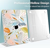 Vista 262 de TWOLSKOO for M4 MacBook Air 13.6 inch Case 2025-2022 Release M4 A3240 M3 A3113 M2 A2681, Plastic Hard Shell & Screen Protector & Keyboard Cover &