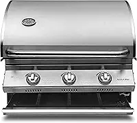 SUGGAR CHURRASQUEIRA PARA BANCADA INOX À GÁS CH3001IX