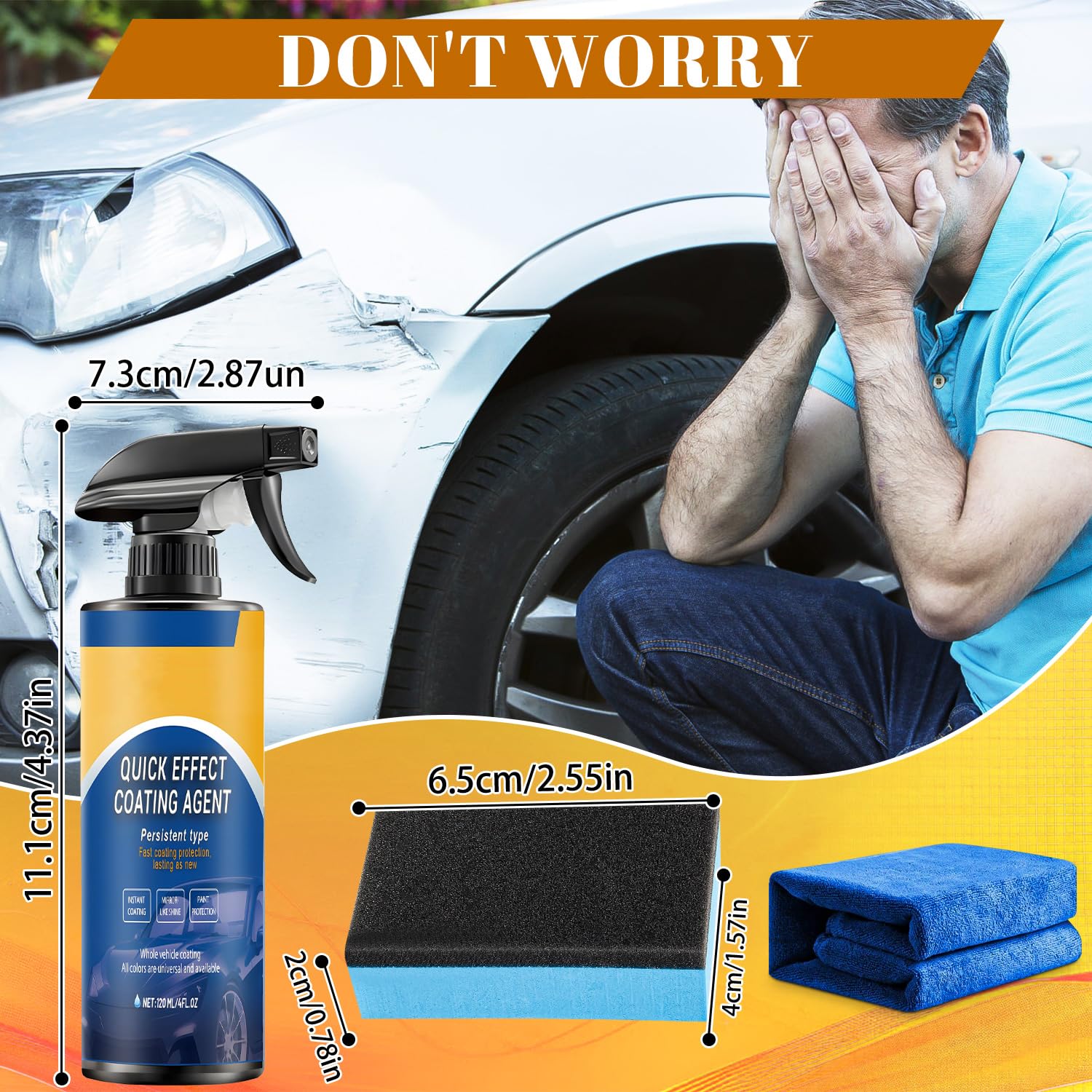 2 aerosoles para coche de Sopami, recubrimientos multifuncionales, aerosol de regeneración de alta protección para coche