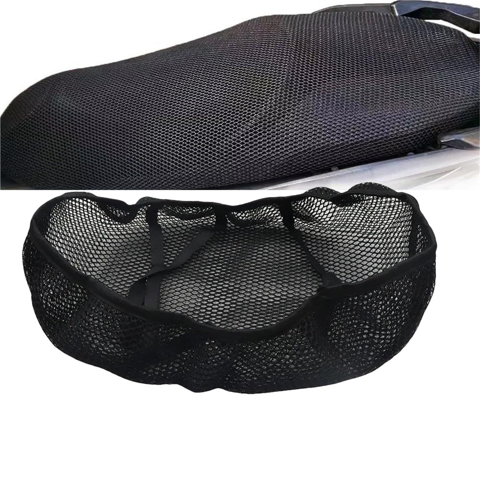 Funda cojín asiento HONDA Forza350 malla nido abeja 6