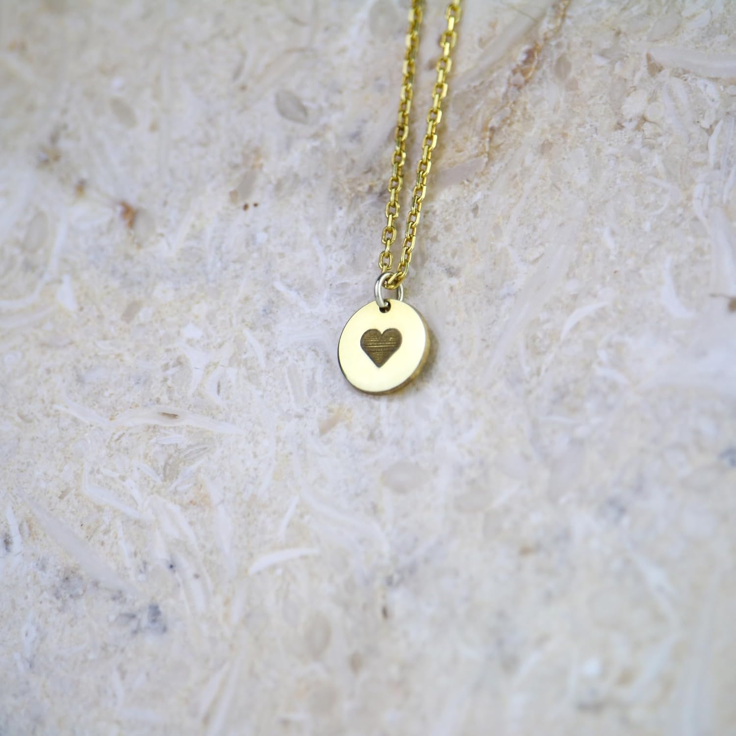 Floating Heart Necklace for Women | 1 cm Pendant | Sterling Silver on Cable Chain | Hypoallergenic - Image 7