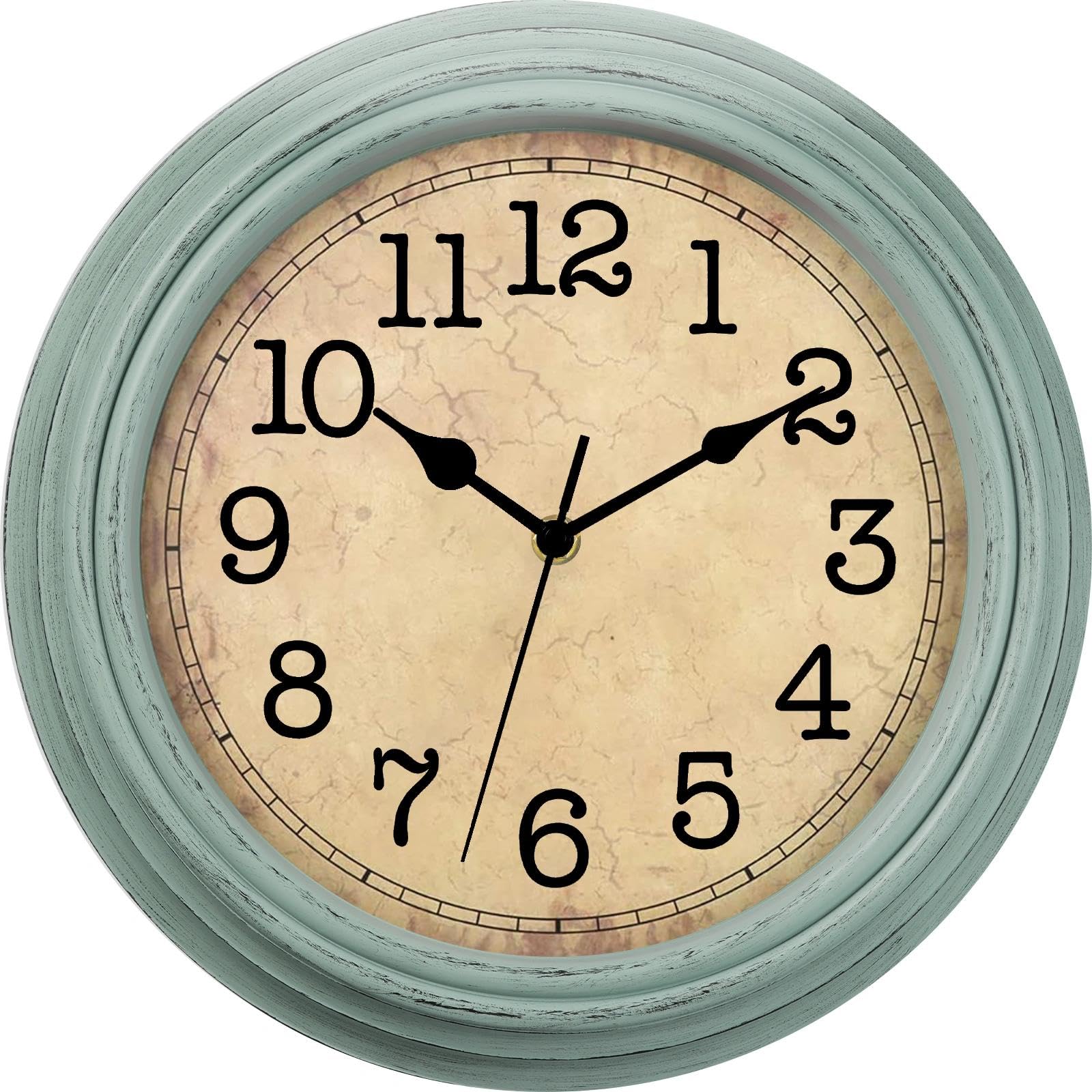 Amazon.com: HYLANDA 12 Inch Wall Clock, Silent Non-Ticking