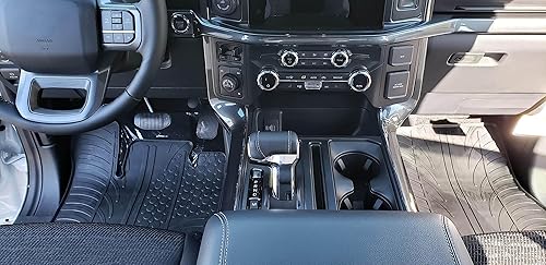 Miniatura 5 de Ford F-250350450550 Super Duty- CrewExtended Cab 2017-2022 - Tapetes de goma personalizados para todo tipo de clima de GledringUSA para (suelo de