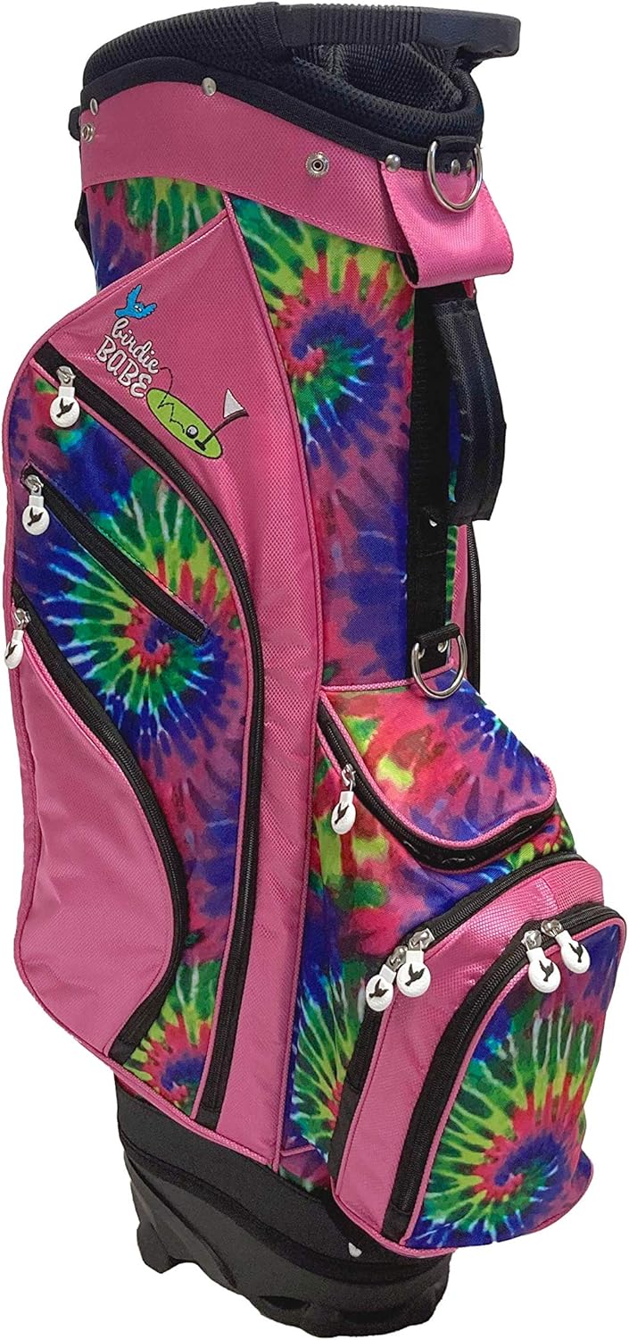 Birdie Babe Womens Golf Bag Pink Tie Dye Ladies Hybrid