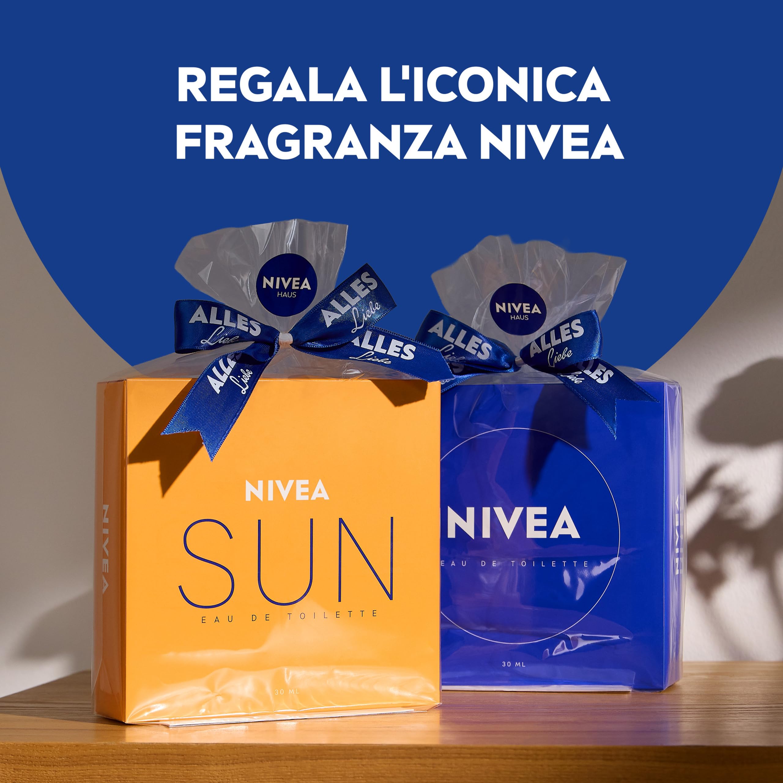 NIVEA Creme Eau de Toilette 30 ml, Profumo donna e uomo unisex dall'iconica fragranza di crema idratante NIVEA Creme, Acqua profumata dalle note floreali con cofanetto ideale come idea regalo